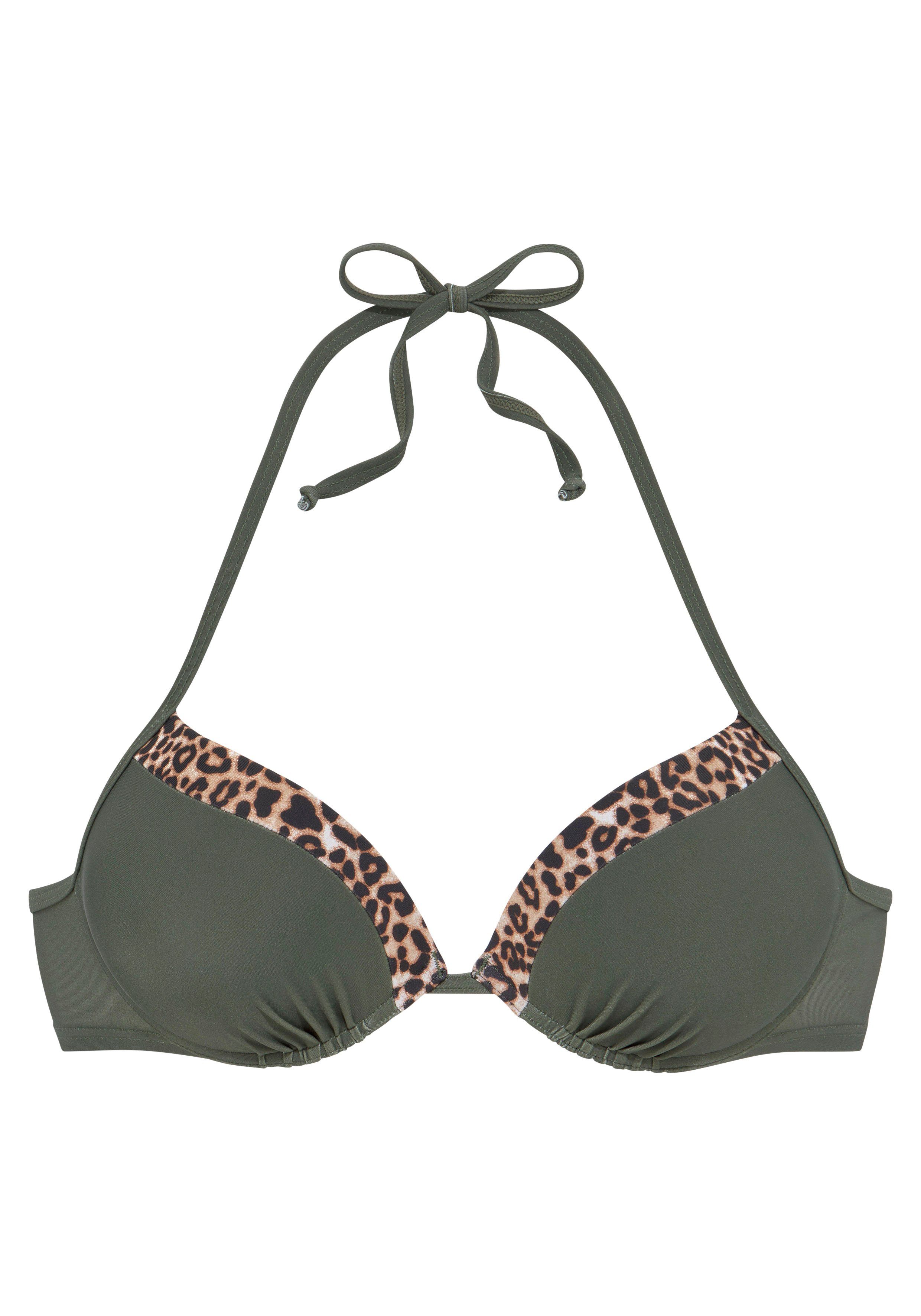 Lascana Push-upbikinitop Adelin met gedessineerde inzetten