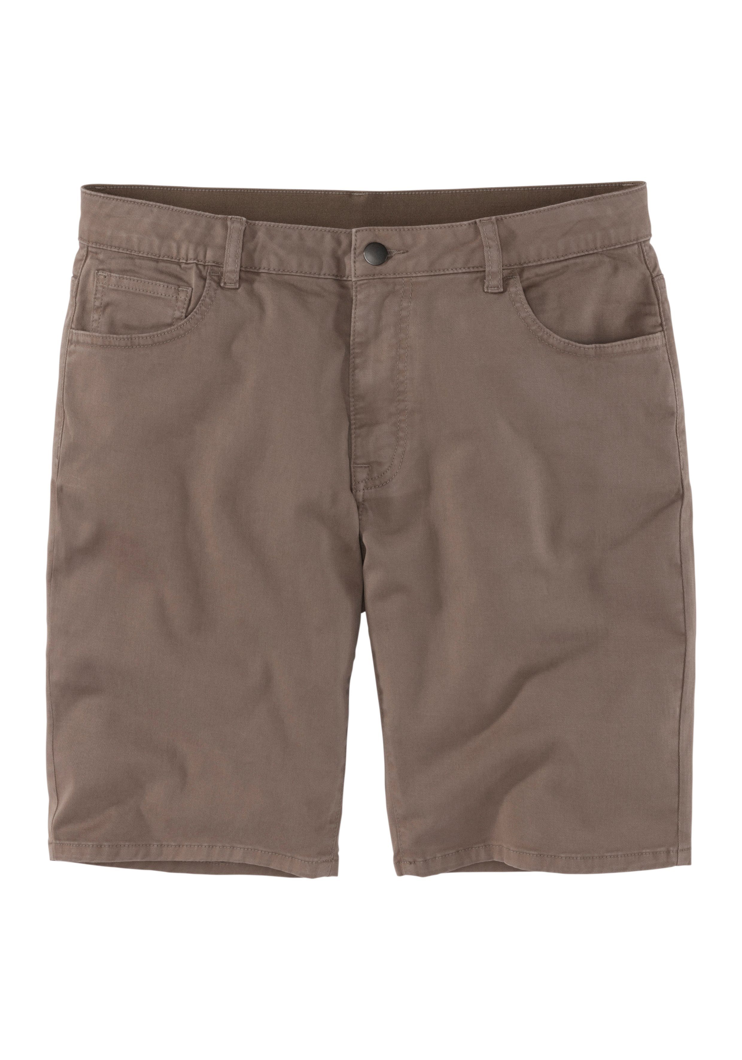 John Devin Chino-short Regular fit 5-pocket chino-shorts van elastische katoenkwaliteit