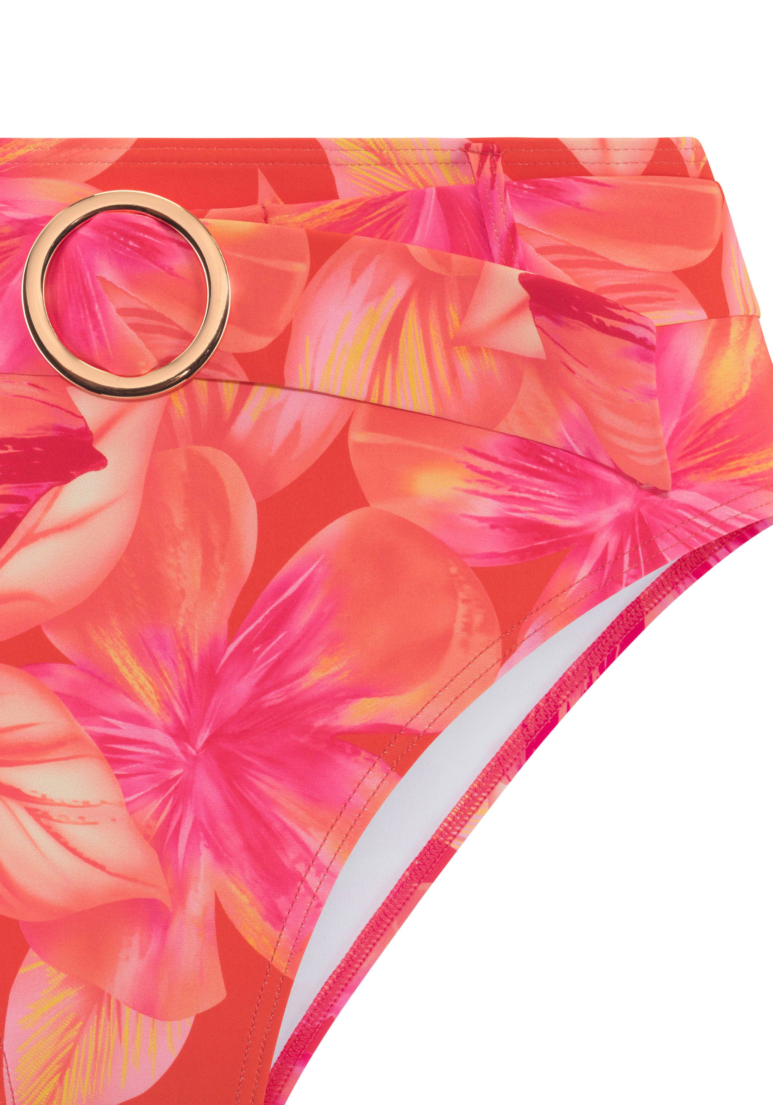 s.Oliver RED LABEL Beachwear Highwaist-bikinibroekje JAYCE met brede riem