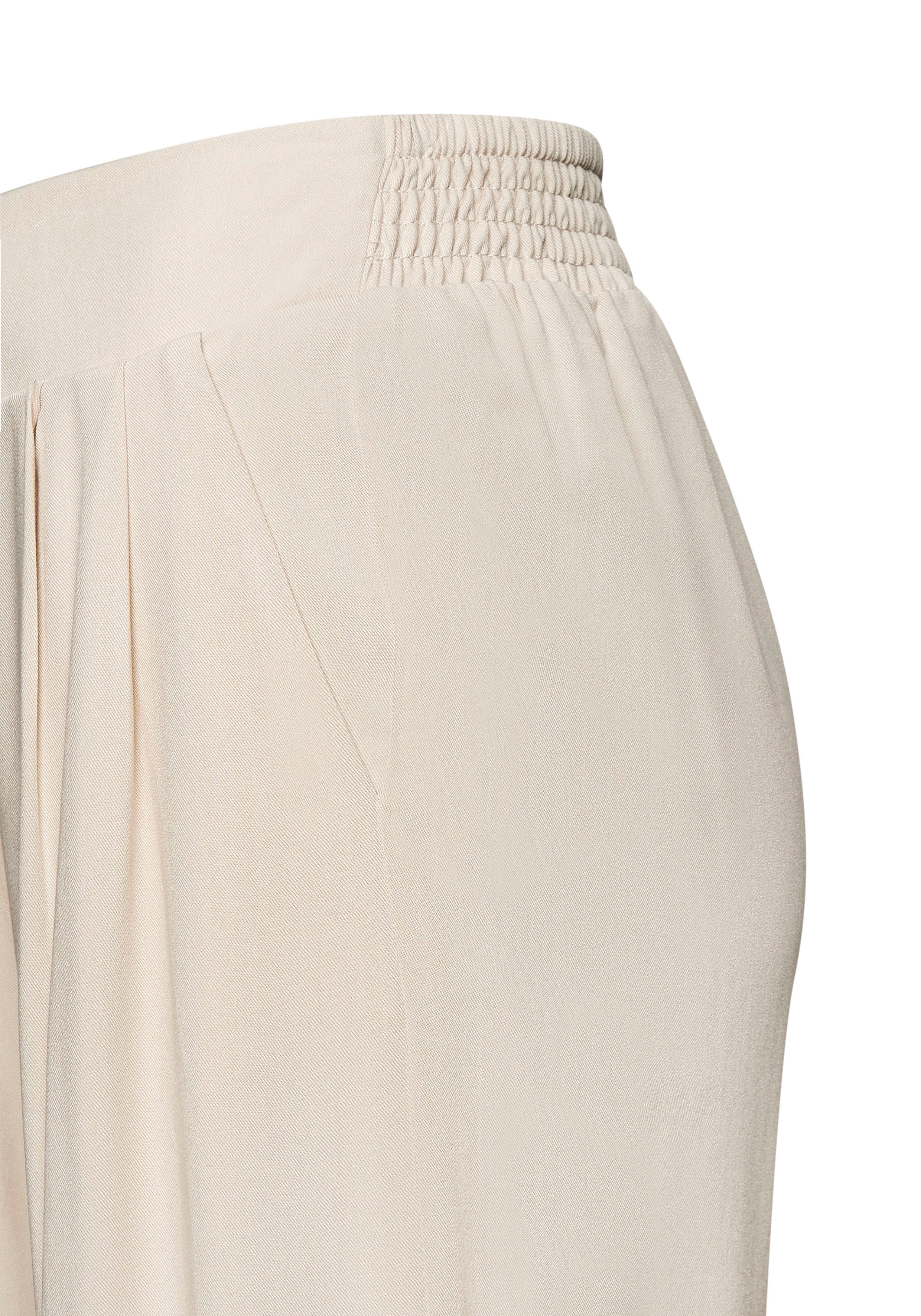 Vivance Palazzobroek met sierketting, plooibroek, instapbroek, elegant