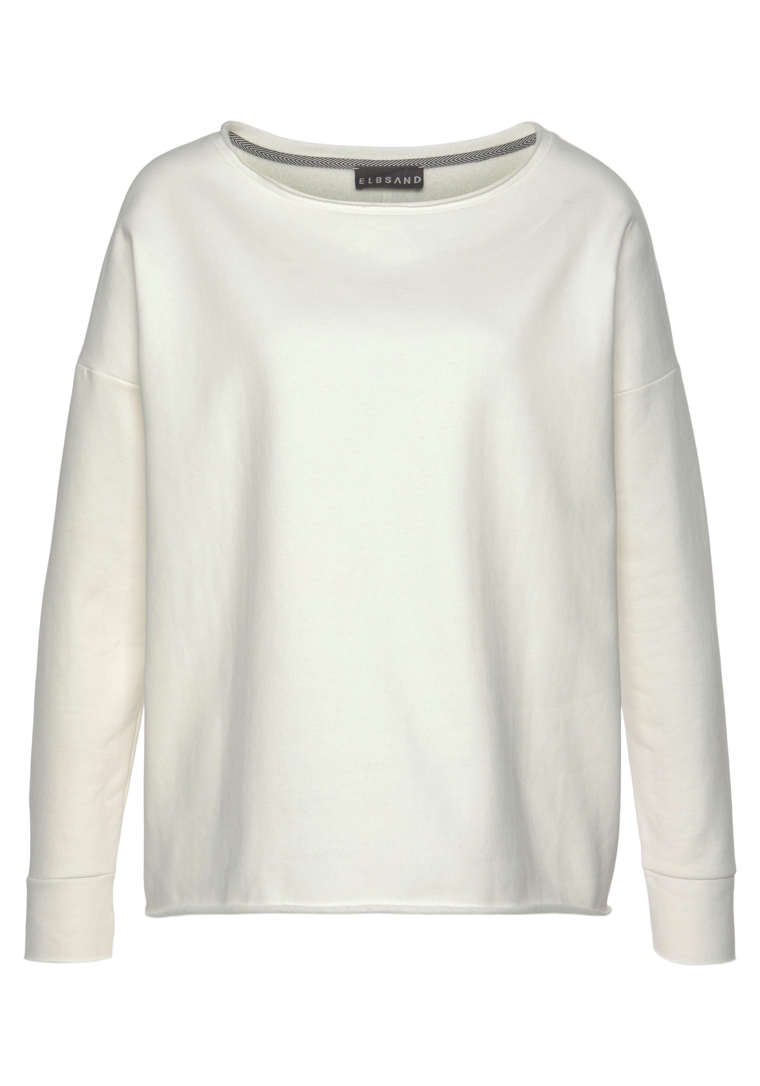 Elbsand Sweatshirt Raina met logoprint op de rug, sportief-casual