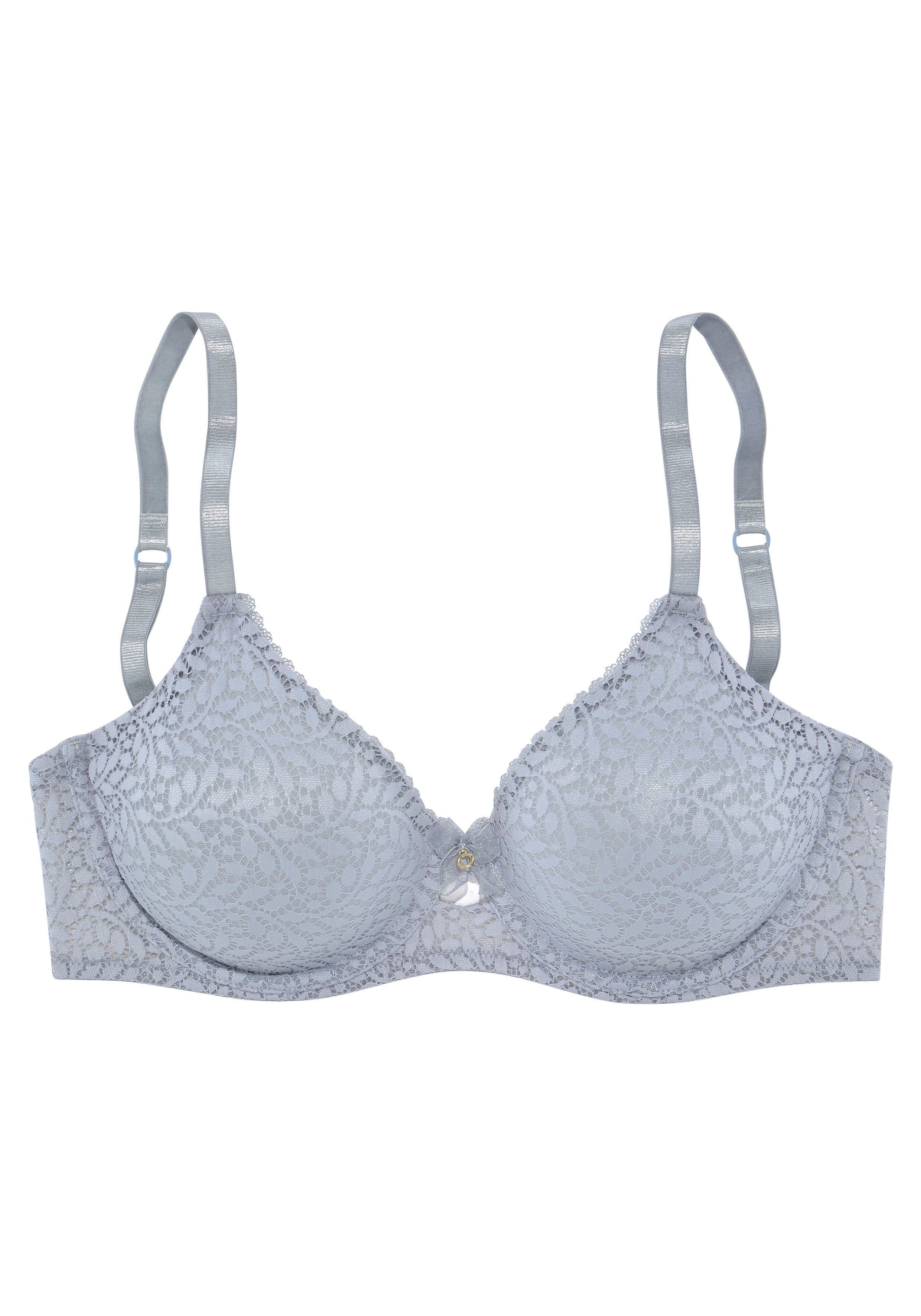 Nuance Minimizer-bh met beugel van licht transparante kant, lingerie
