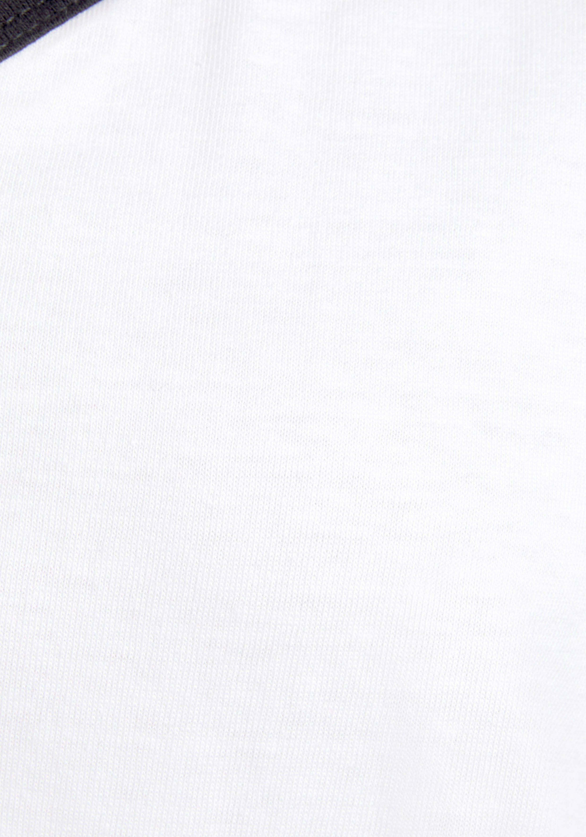 Vivance Dreams Pyjama top met paspel en korte decoratieve knoopsluiting