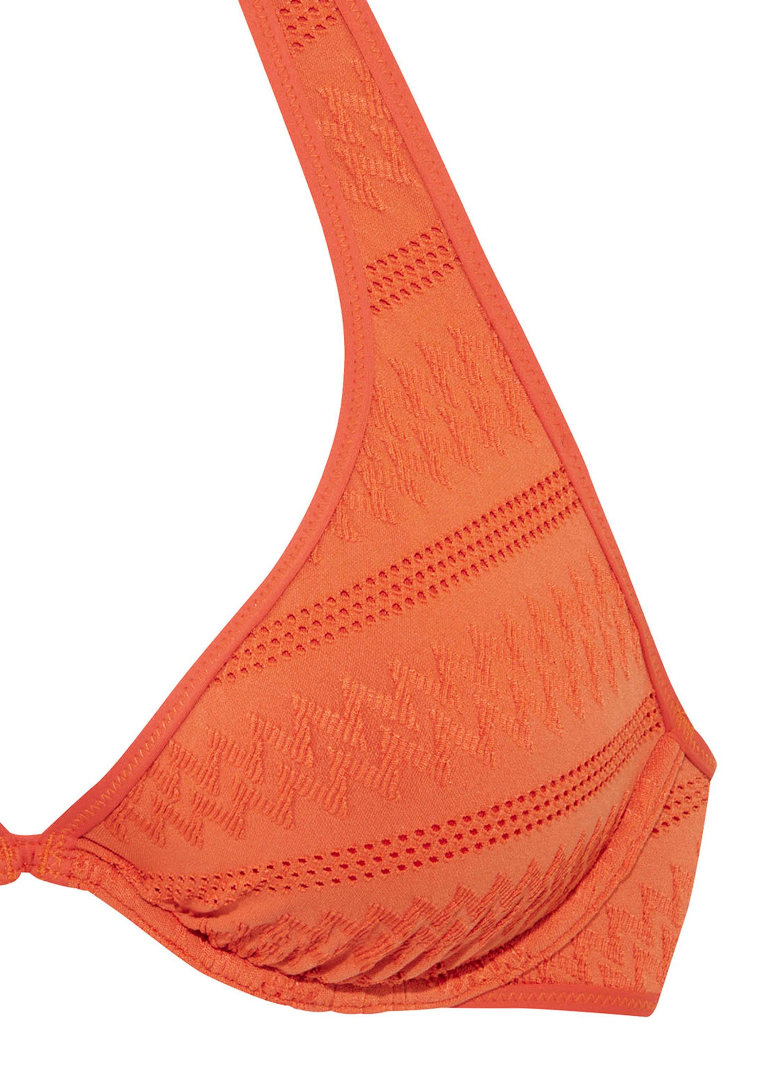 s.Oliver RED LABEL Beachwear Beugelbikini Naila met structuur (set)