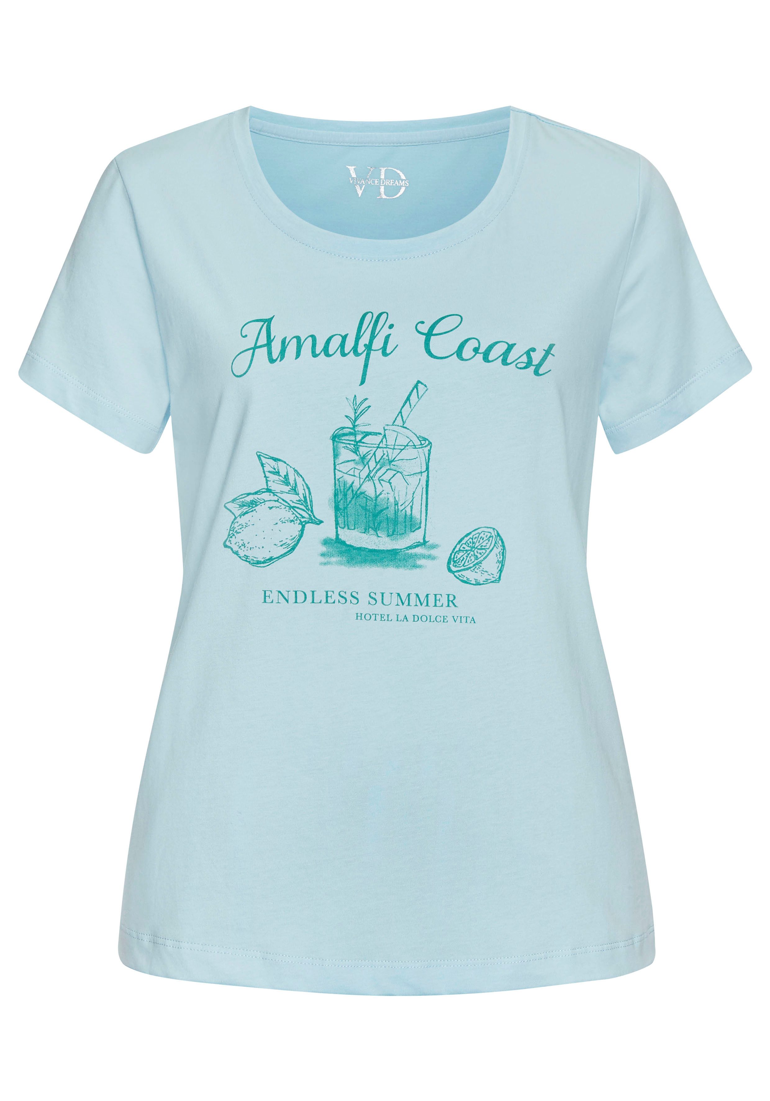 Vivance Dreams Pyjama top met mooie frontprint