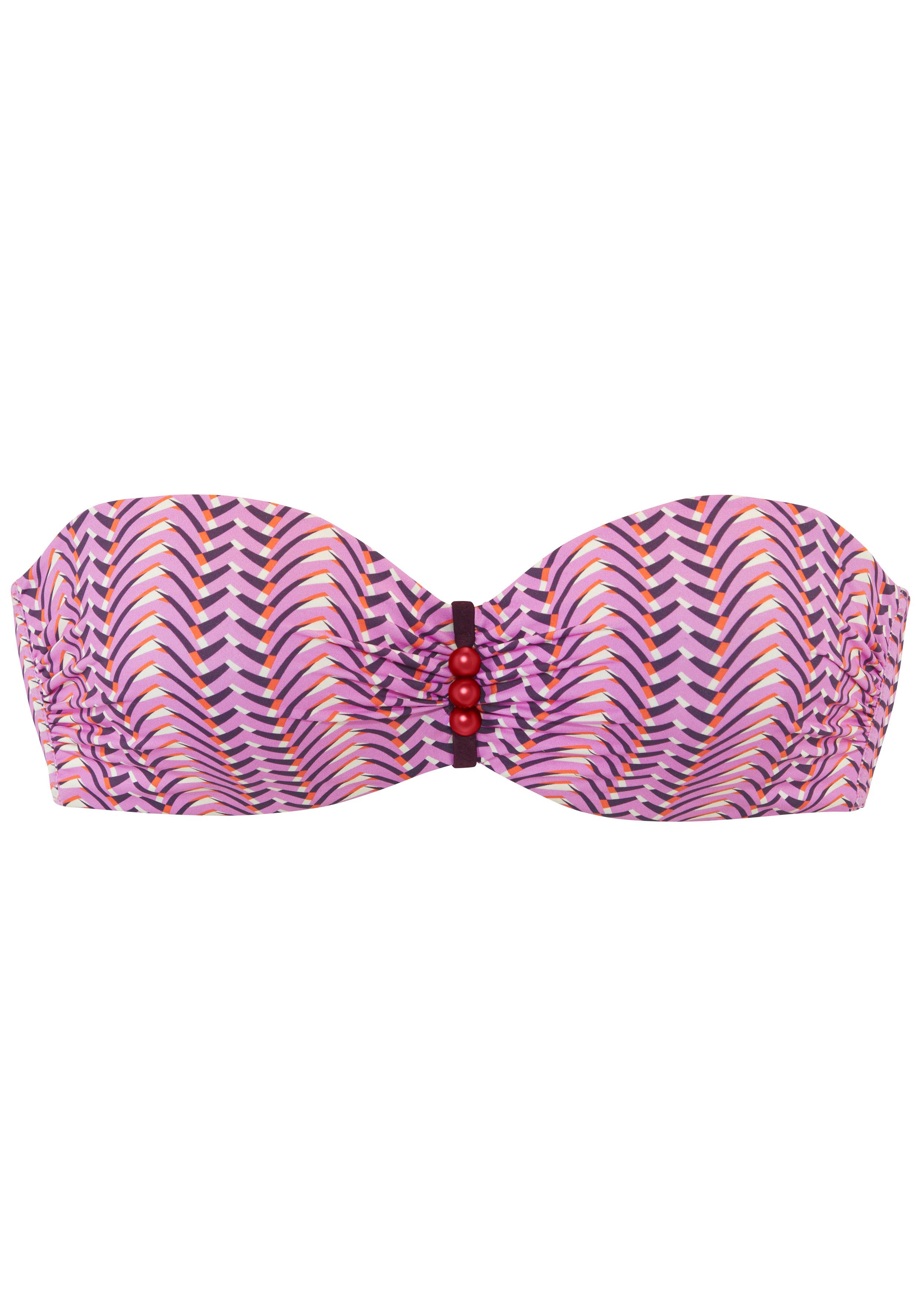 Vivance Beugelbikini in bandeaumodel met sierkraaltjes