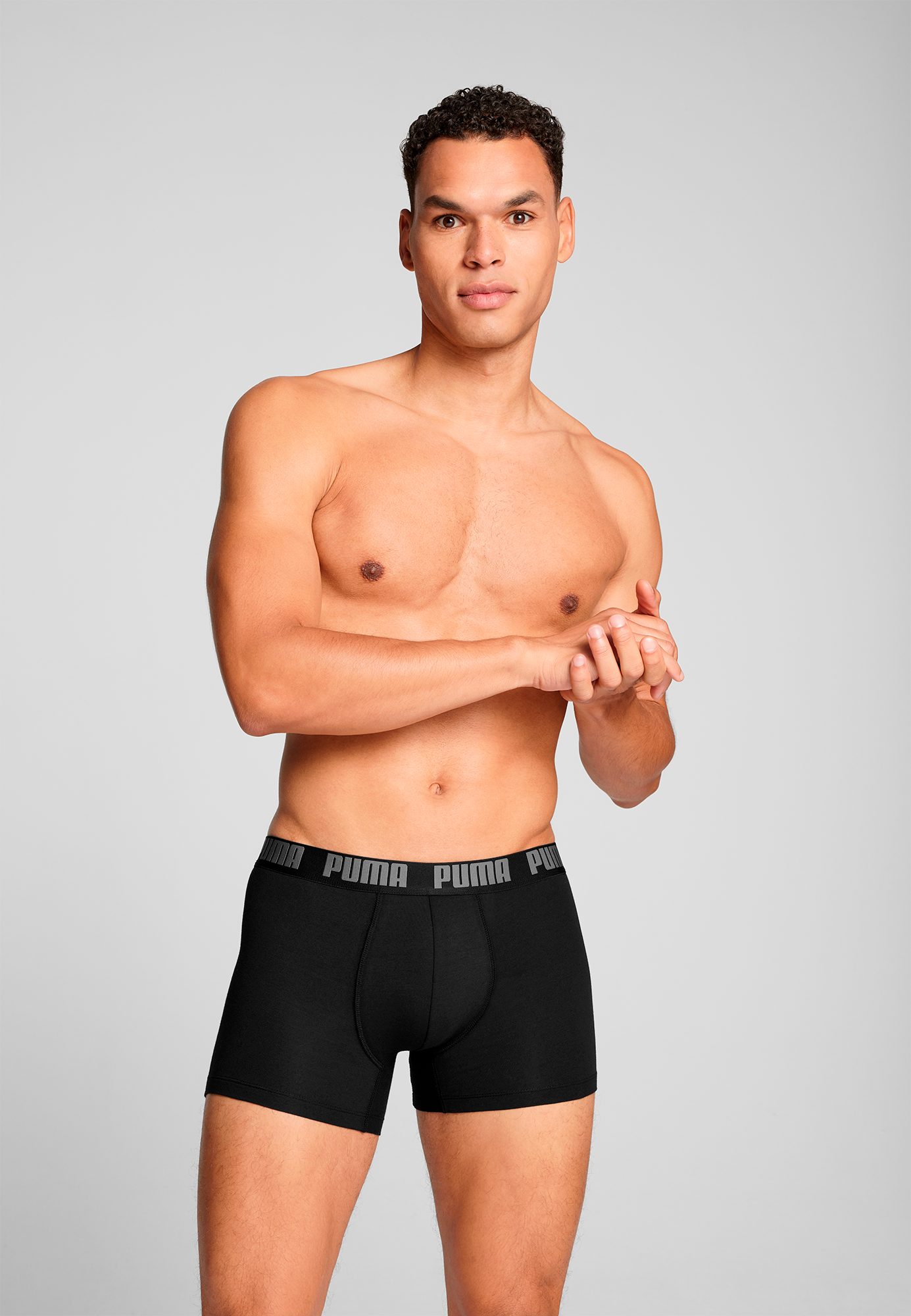 PUMA Boxershort met puma webband (2 stuks, Set van 2)