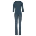 vivance dreams pyjama met stippenprint blauw