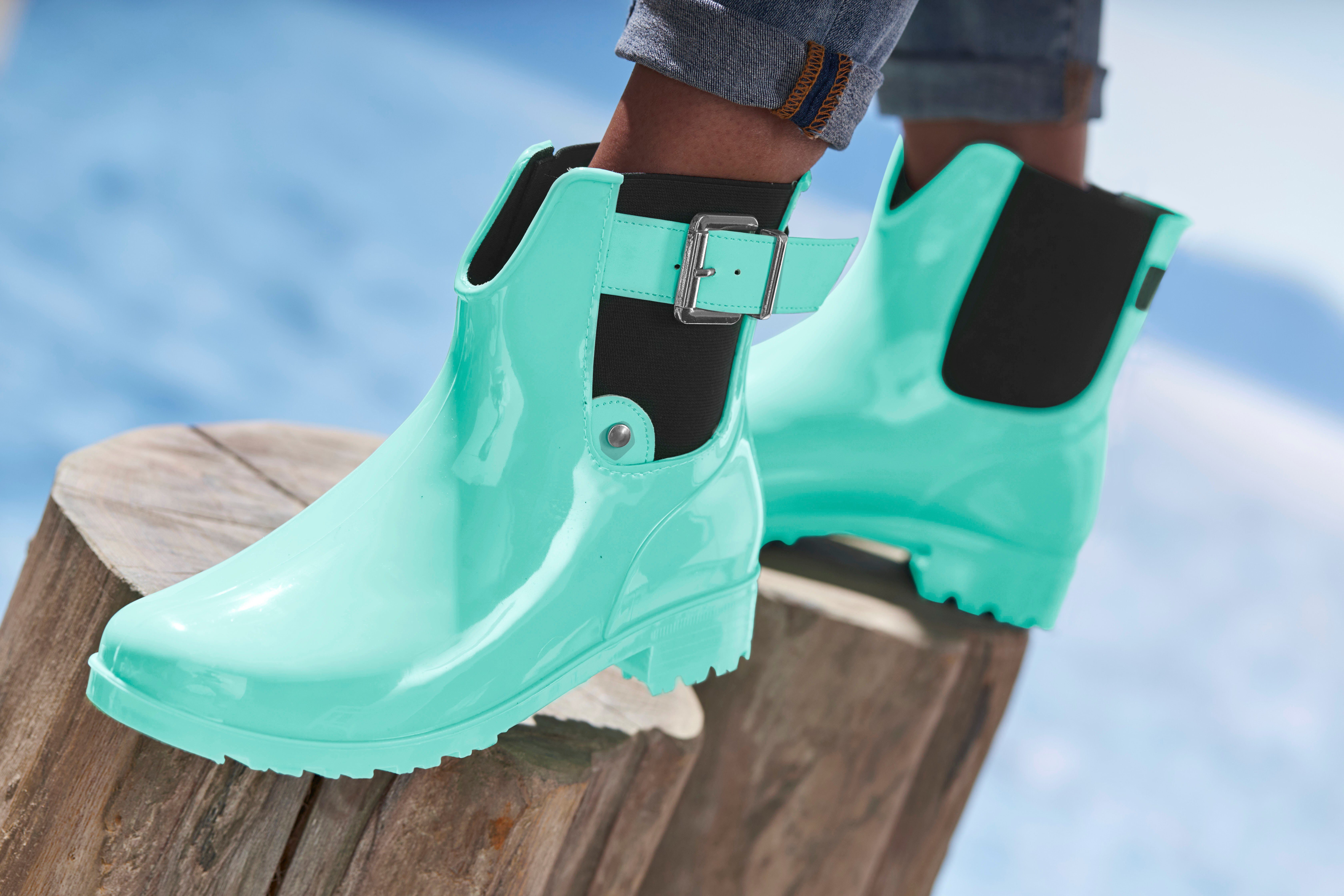 Vivance Rubberlaarsjes Instaplaarzen, boots Gummistiefels in Chelsea-look, Instapschoenen, Laarzen, Laarzen VEGAN