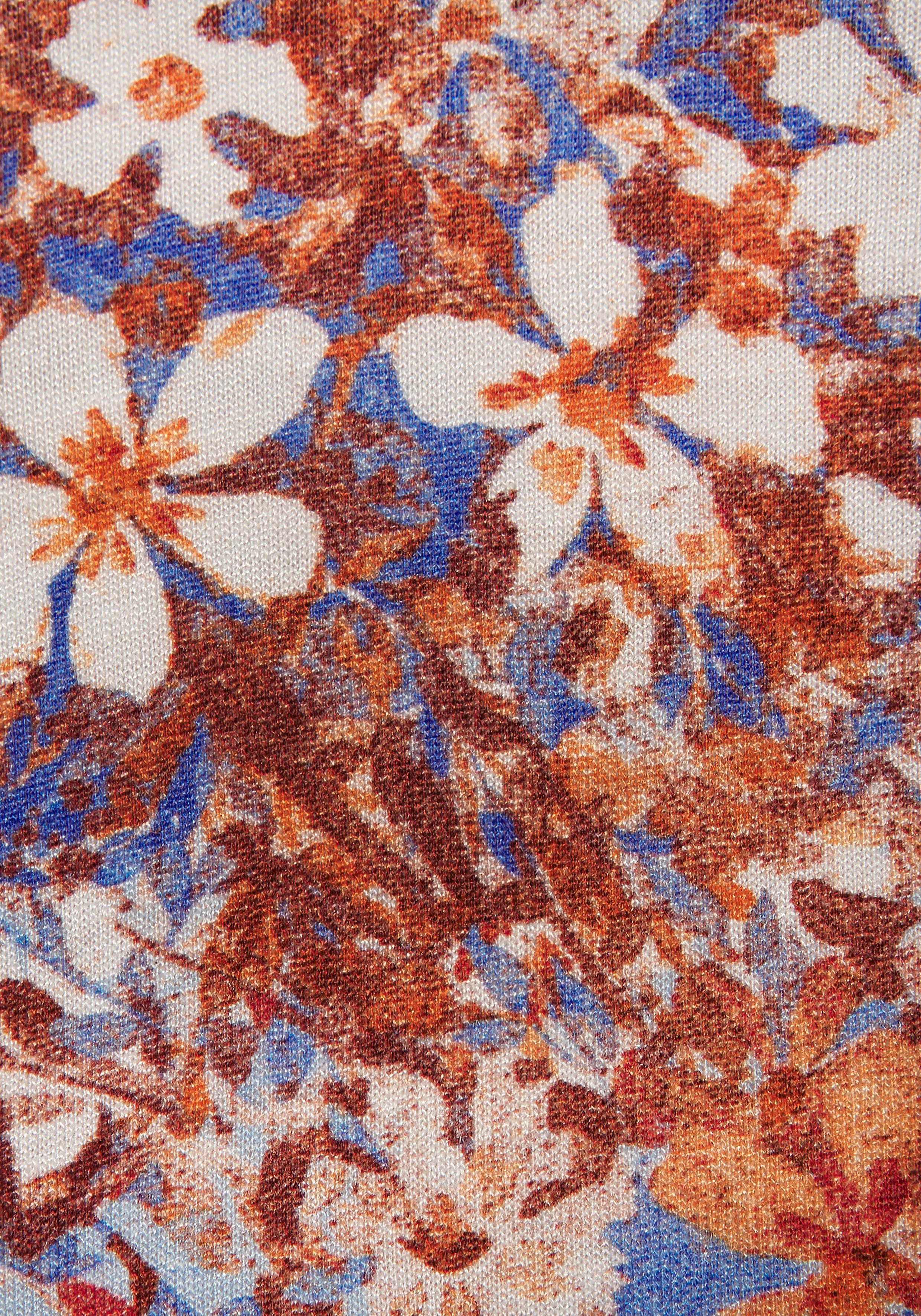 Buffalo Maxi-jurk met asymmetrisch vallende zoom, zomerjurk met alloverprint