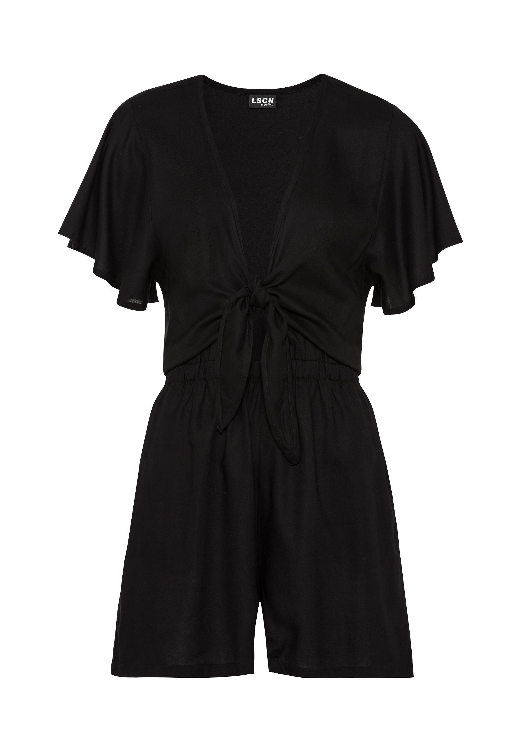 LSCN by LASCANA Korte jumpsuit van geweven viscose