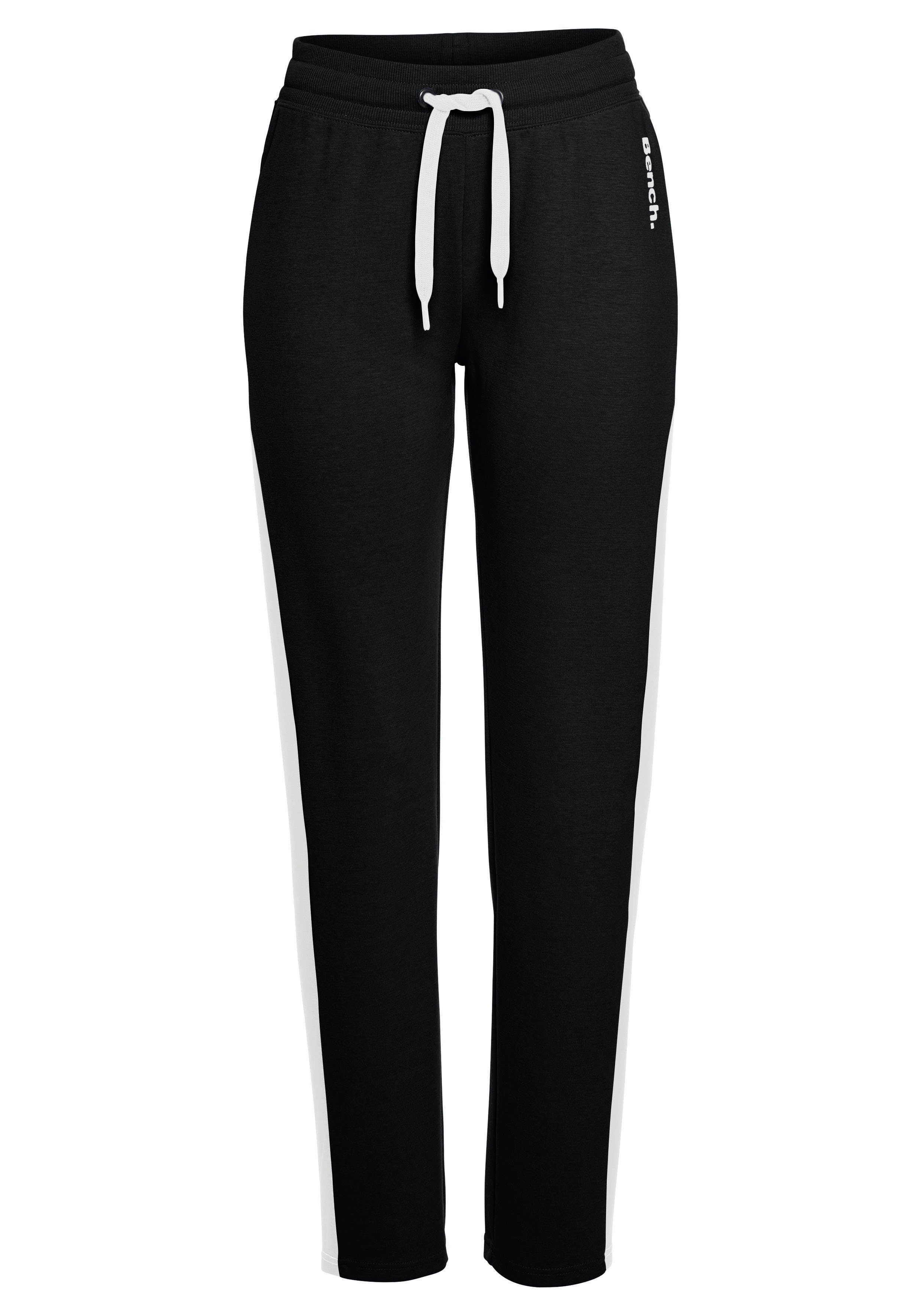 Bench. Loungewear Loungebroek met zijstrepen en rechte pijpen, loungepak