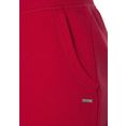 s.oliver red label beachwear relaxshorts met noorse motieven rood