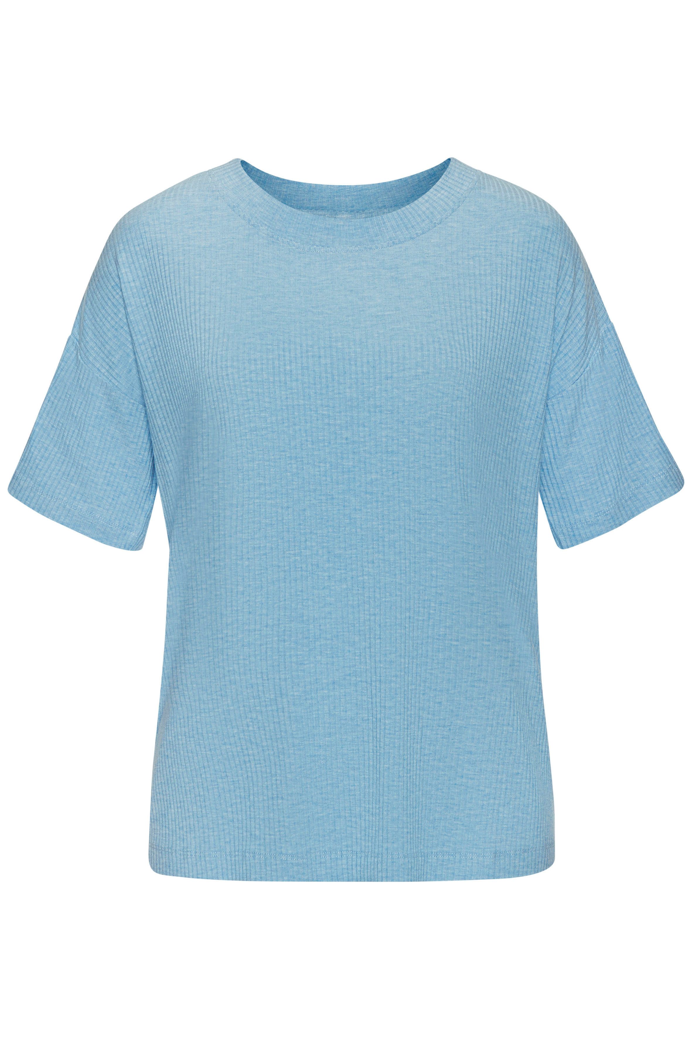 s.Oliver RED LABEL Beachwear Pyjama top elastisch ribmateriaal