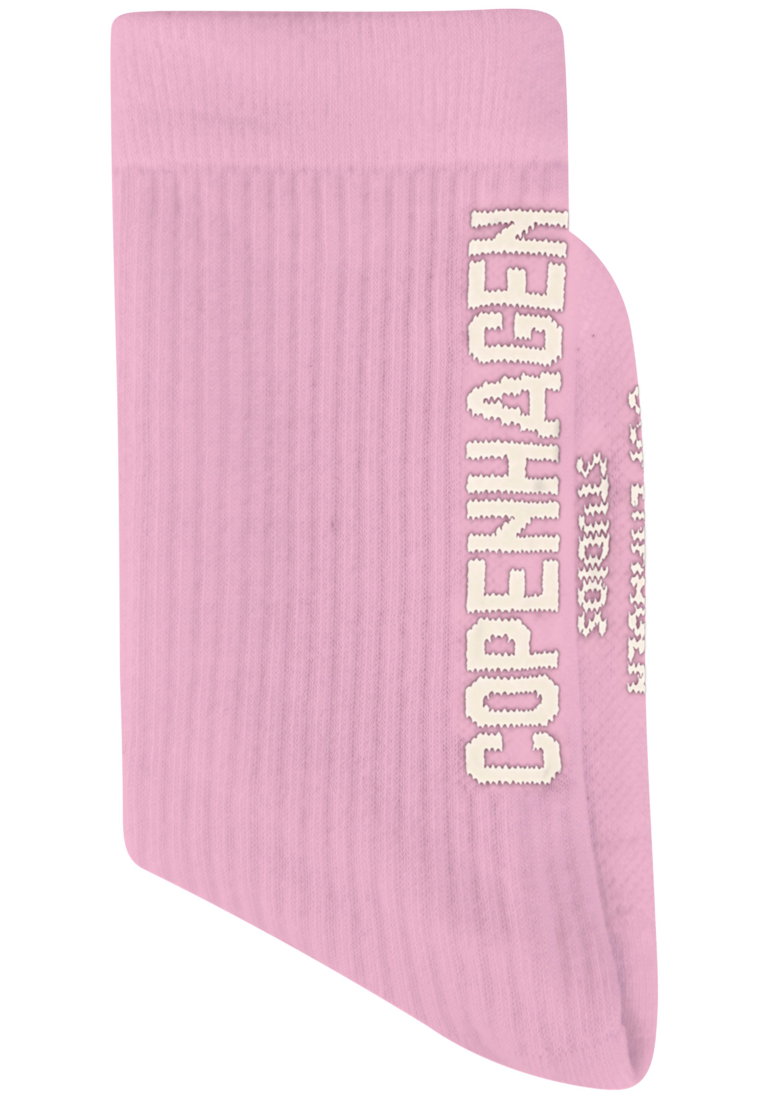 Copenhagen Studios Tennissokken met grote letters (set, 3 paar)