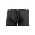adidas sportswear boxershort (set, set van 3) zwart