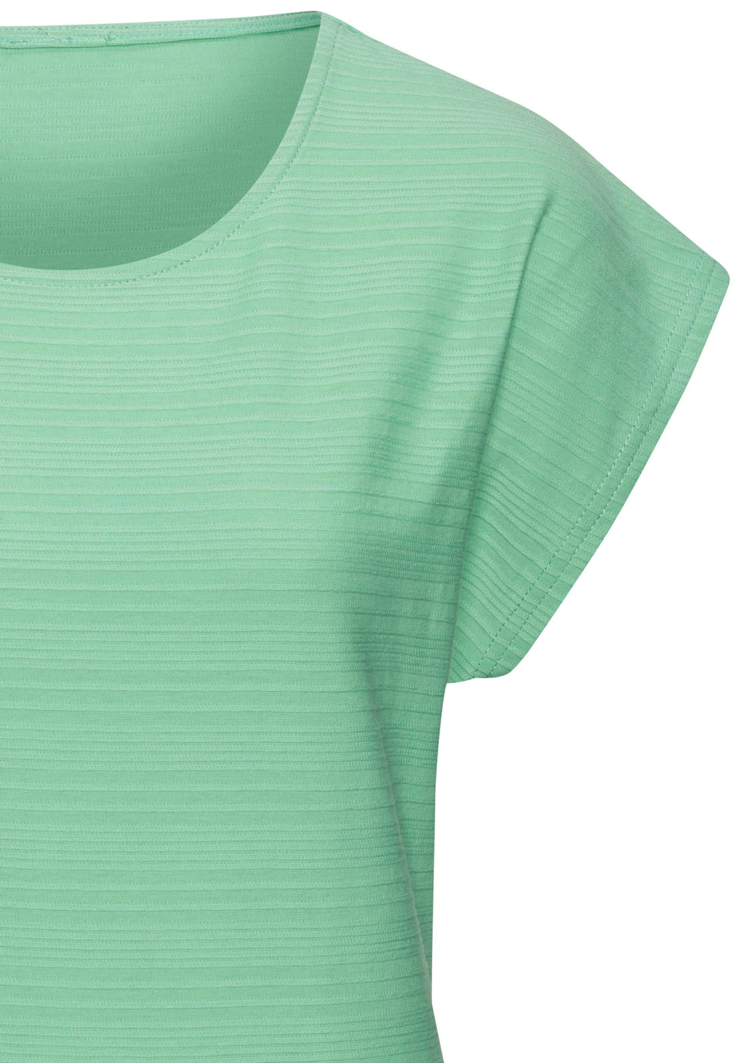 Vivance T-shirt Met modieuze streepstructuur in een zachte katoenkwaliteit (set)