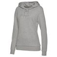 bench. hoodie met glanzend logoborduursel grijs