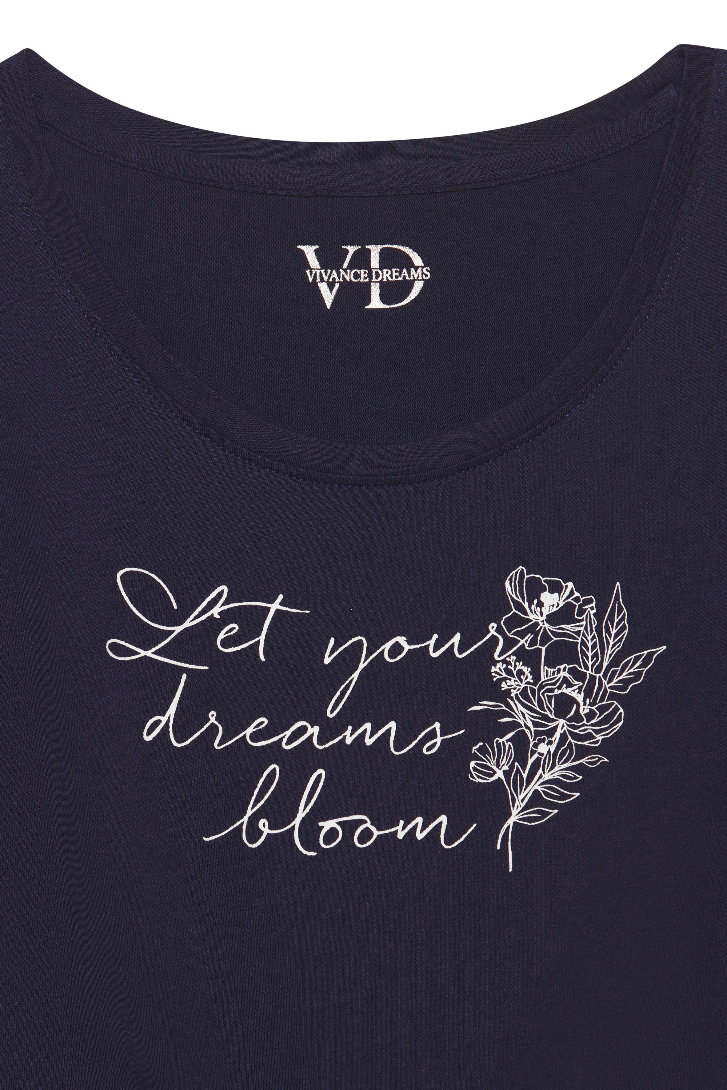 Vivance Dreams Pyjama top met frontprint