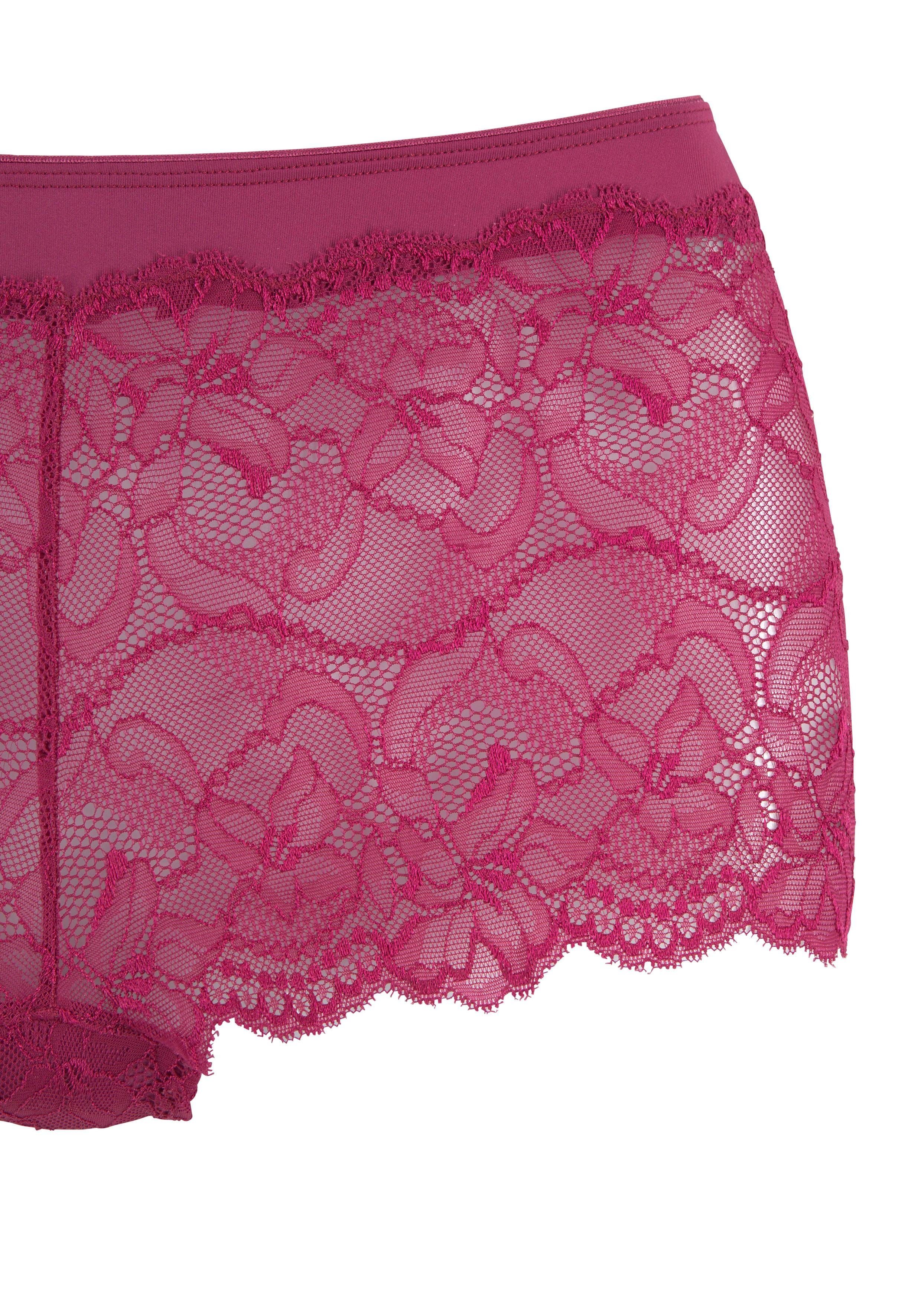 Vivance Hipster zachte microvezel manchetten en delicate kant (2 stuks, Set van 2)