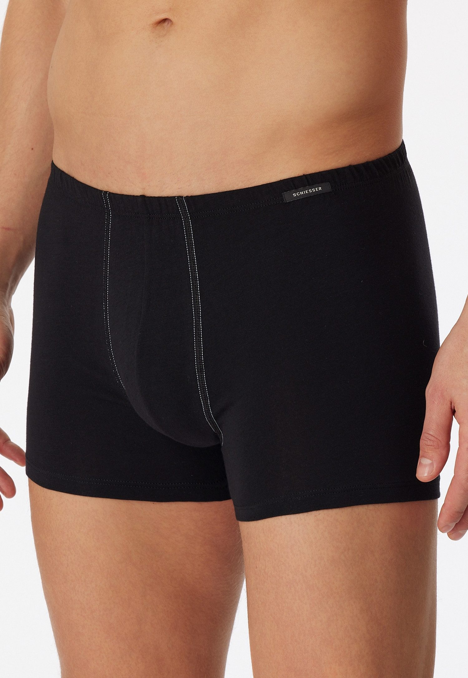 Schiesser Boxershort "Essentials" met prettig zachte band (2 stuks, Set van 2)