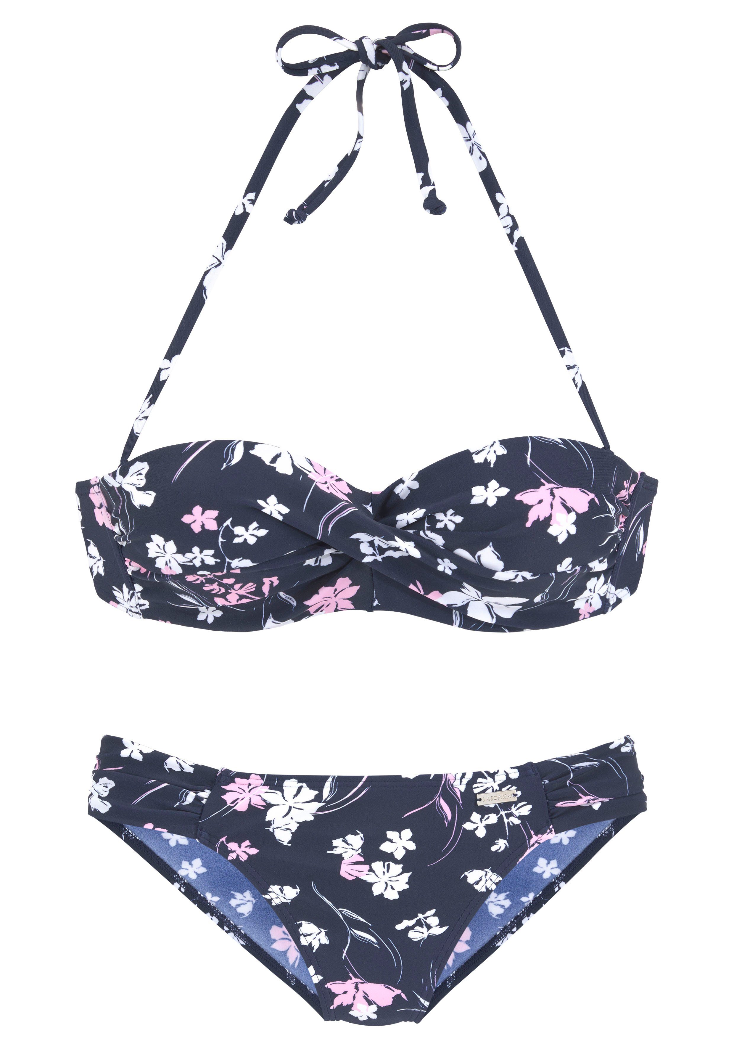 Lascana Beugelbikini in bandeaumodel in wikkel-look