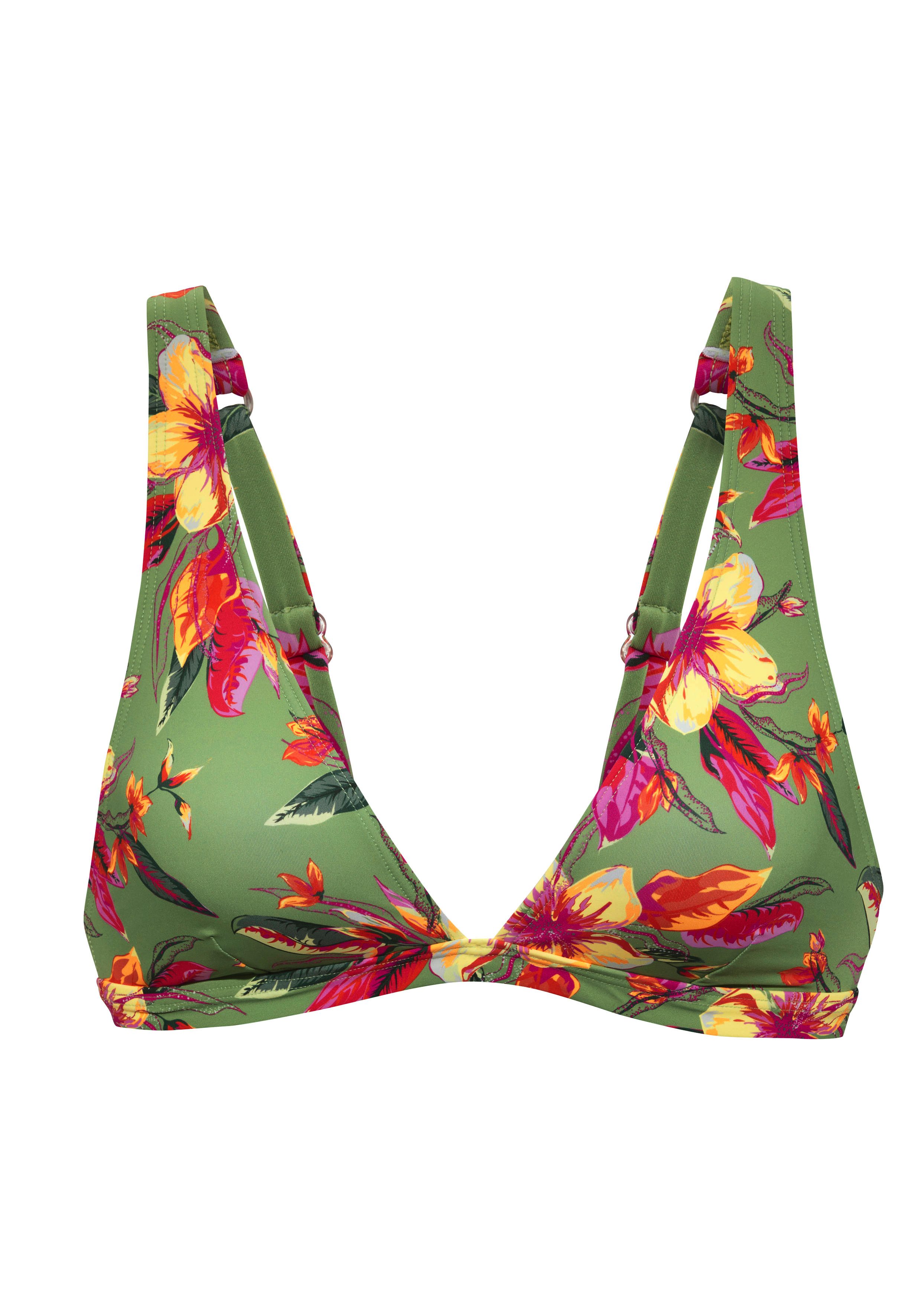 Lascana Triangel-bikinitop MALIA met tropische print