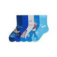 arizona sokken met zeemotieven (5 paar) multicolor