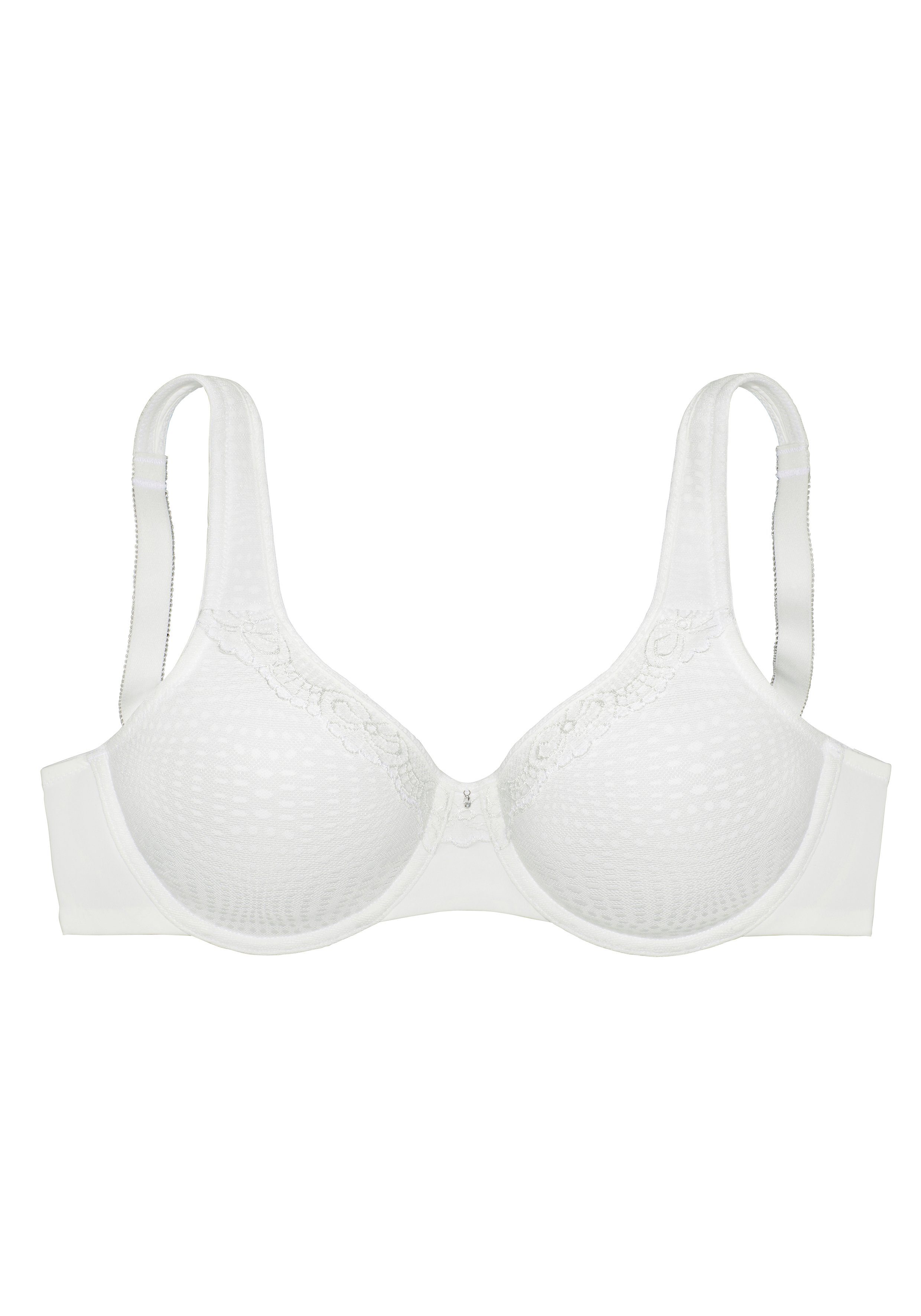 Nuance Minimizer-bh met beugel en licht gevoerde bandjes, van mooi glanzend jacquard beugel bh's maat 75 F