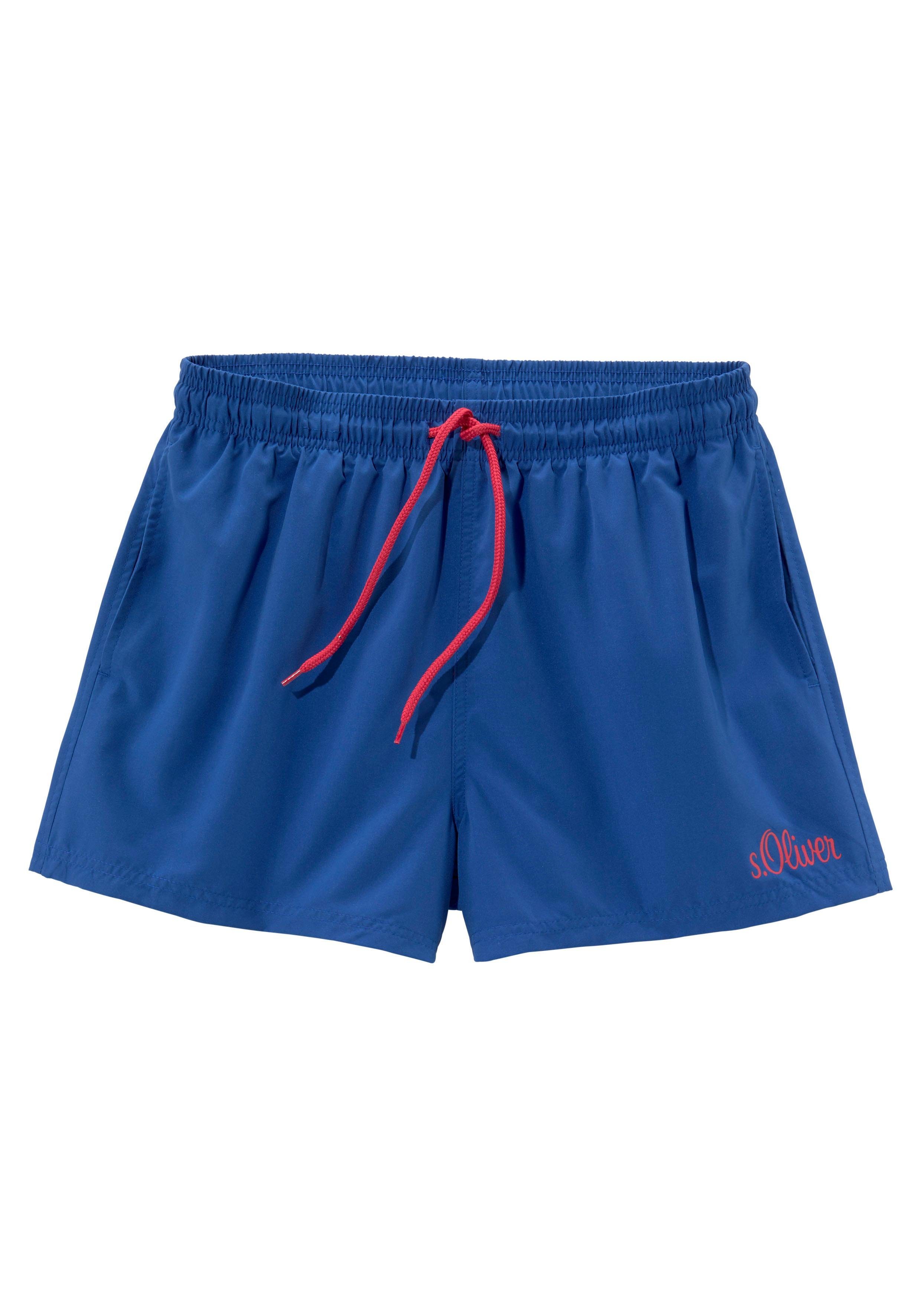 s.Oliver RED LABEL Beachwear Zwemshort met complementair kleurdesign