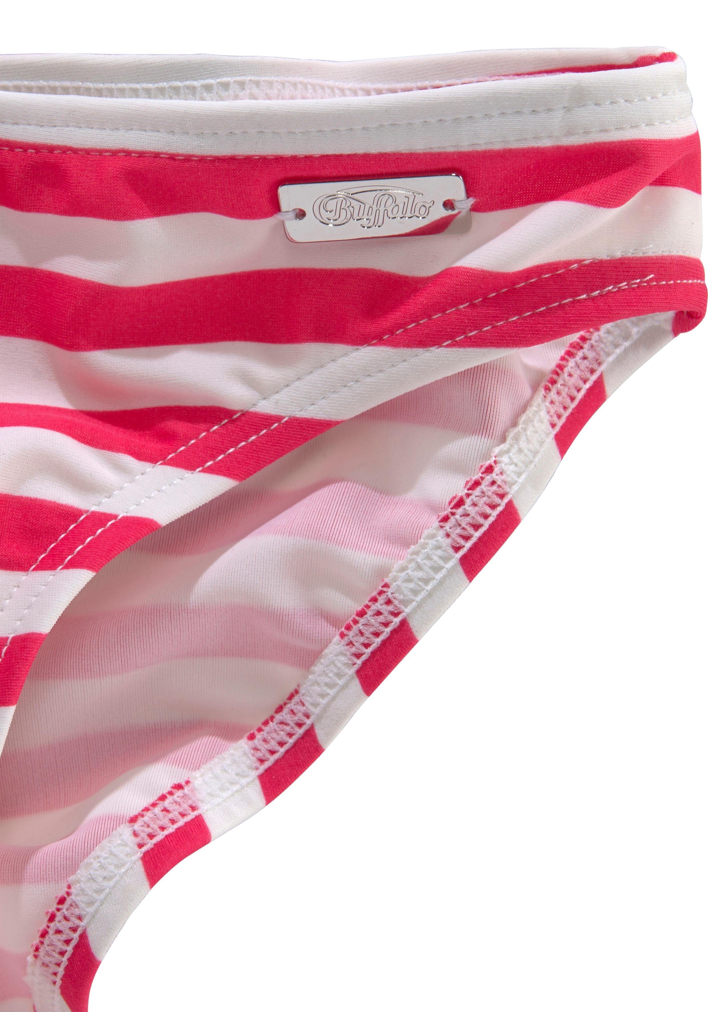 Buffalo Triangelbikini in tweekleurige optiek bikini's maat 170/176 rood