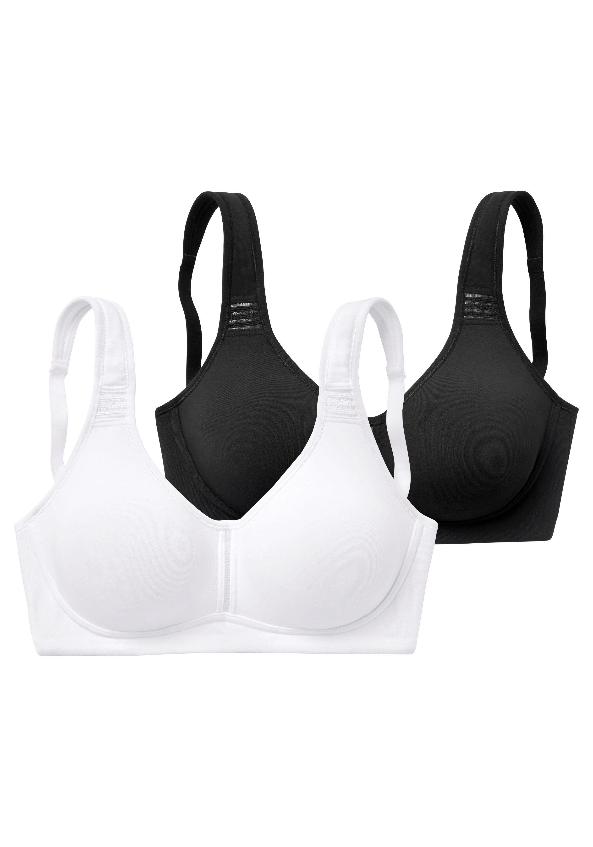 Petite fleur T-shirt-bh zonder beugels van katoen (Set van 2)