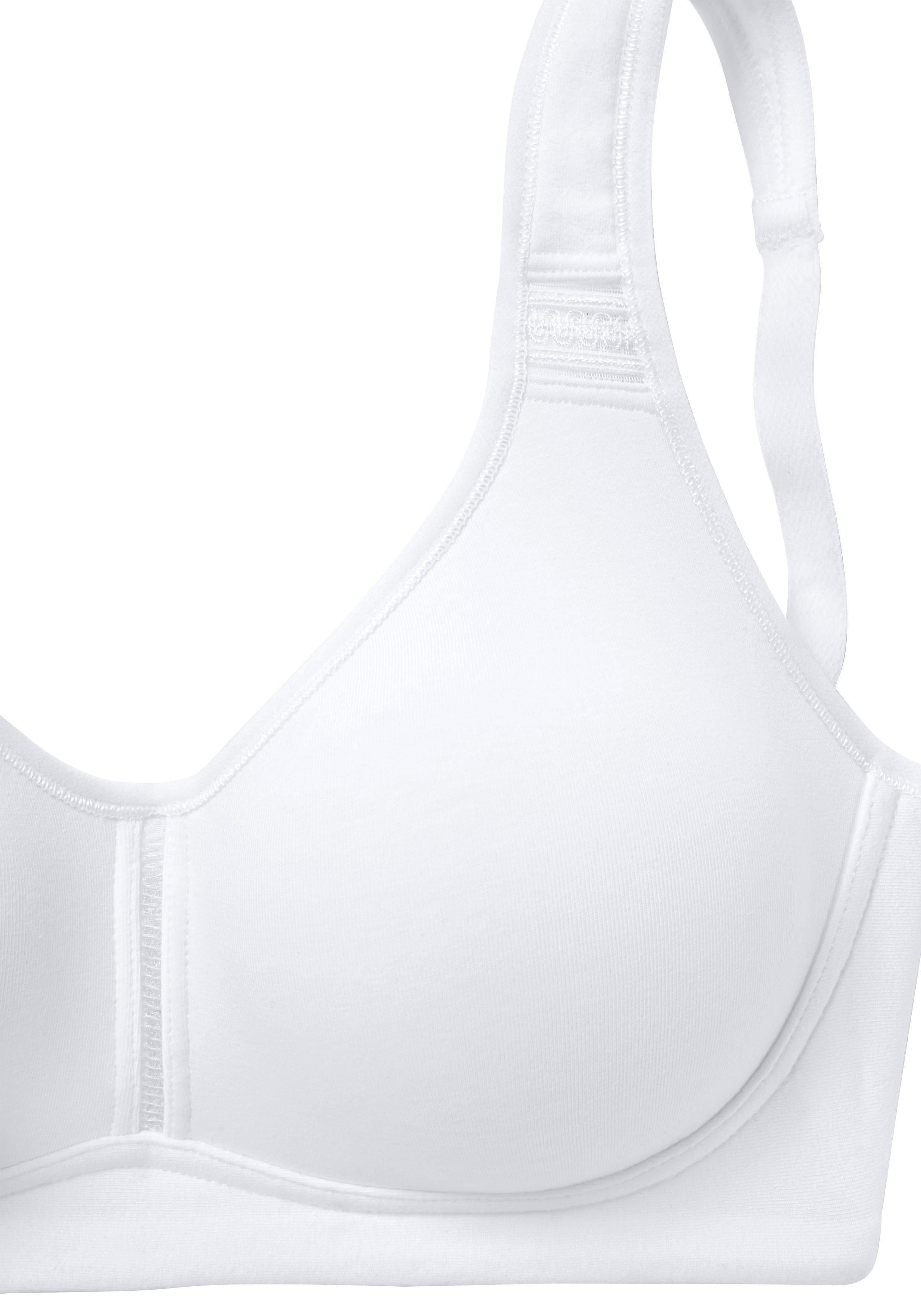 Petite fleur T-shirt-bh zonder beugels van katoen (Set van 2)