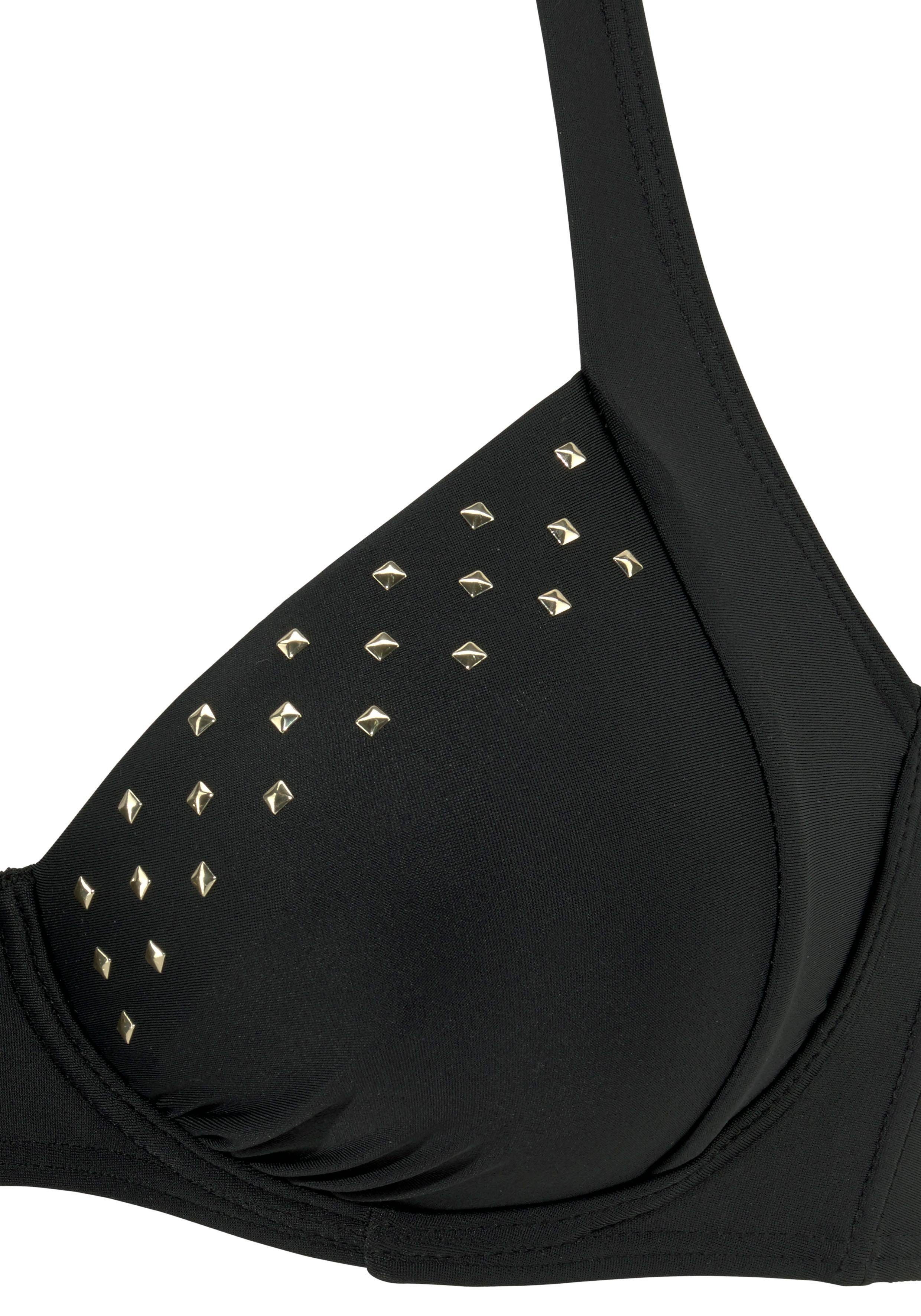 Lascana Beugelbikini met sierstuds