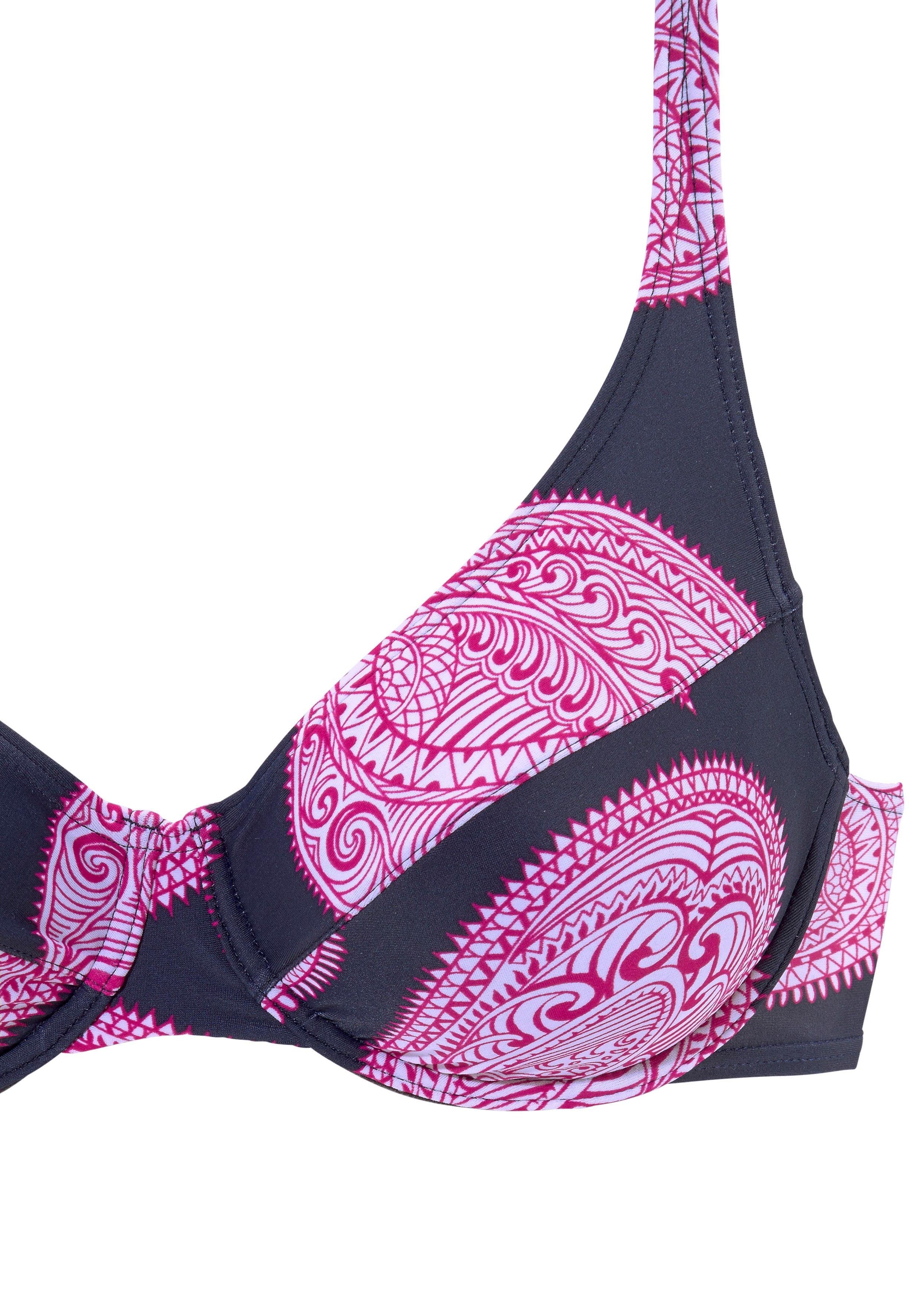 Lascana Beugelbikini aan de zijkant extra hoog gesneden, verstelbare bandjes