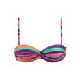 lascana bandeau-bikinitop rainbow met 5 draagvarianten multicolor