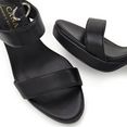 lascana belle affaire highheel sandaaltjes met ringapplicatie, veganistisch zwart