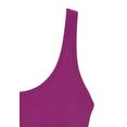 lascana badpak met een modellerend effect en colourblocking paars