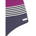 lascana badpak met een modellerend effect en colourblocking paars