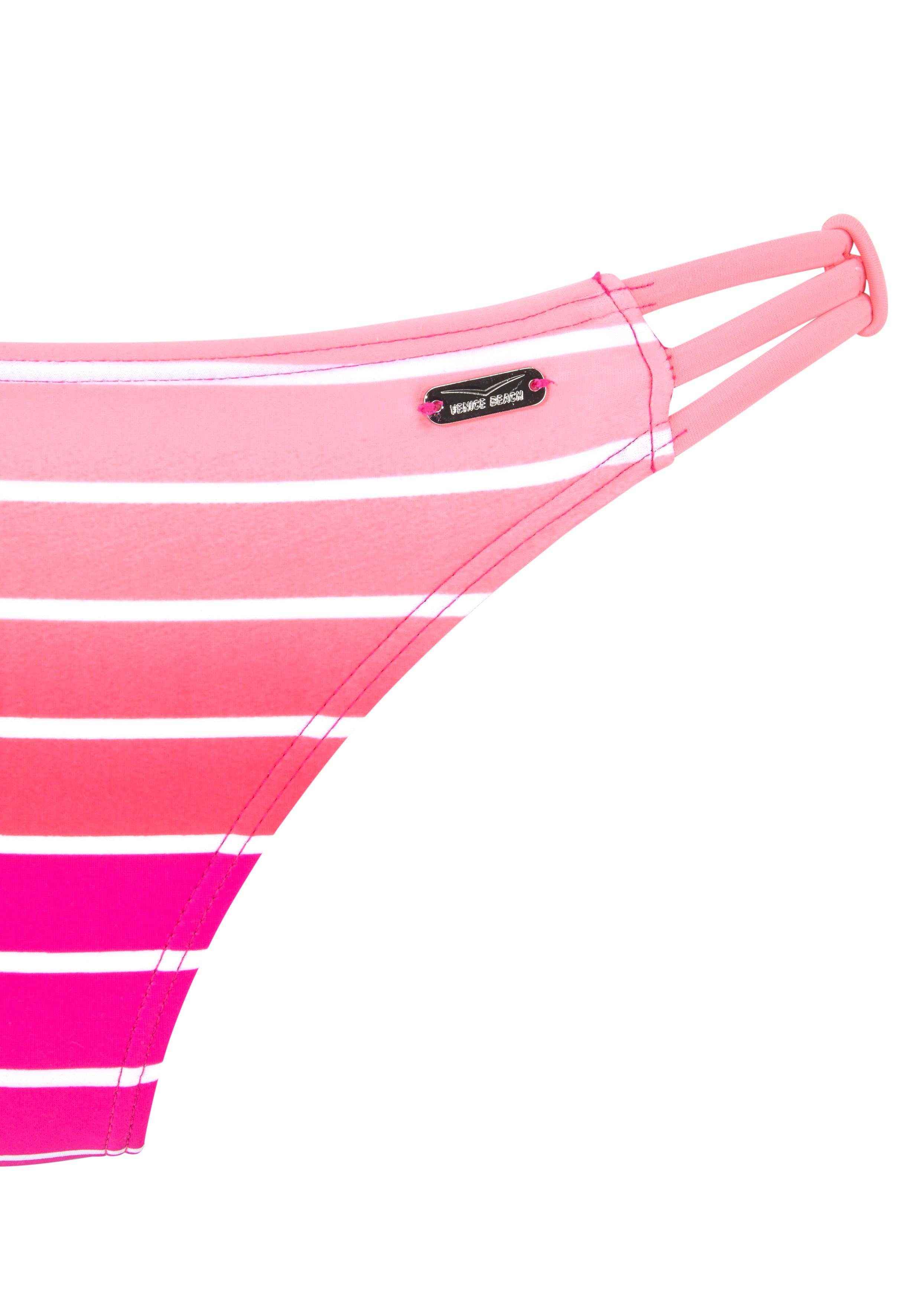 Venice Beach Bandeaubikini met uitneembare cups, afneembare bandjes, met zijstaven