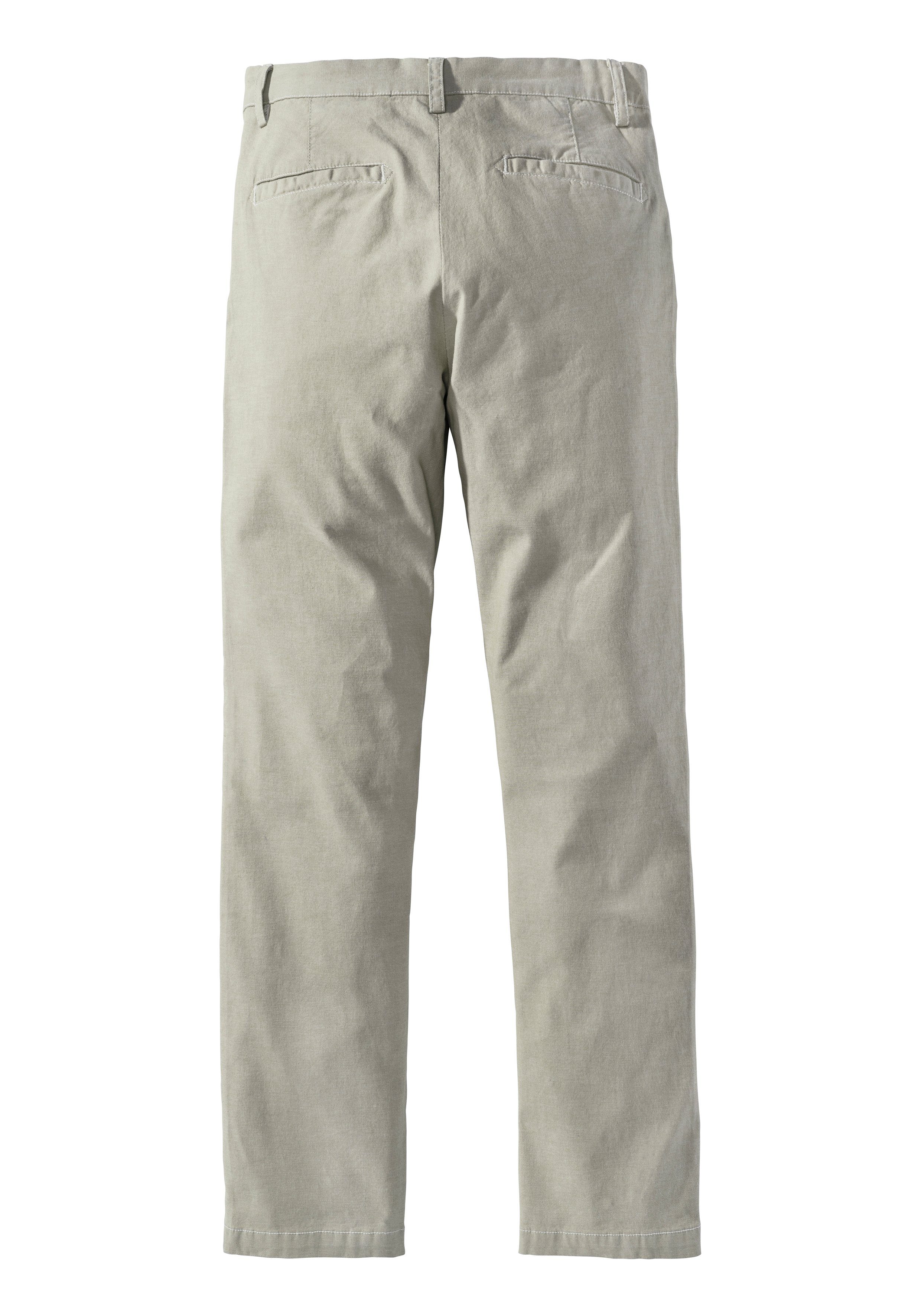 John Devin Chino Regular-fit, lange Oxford broek