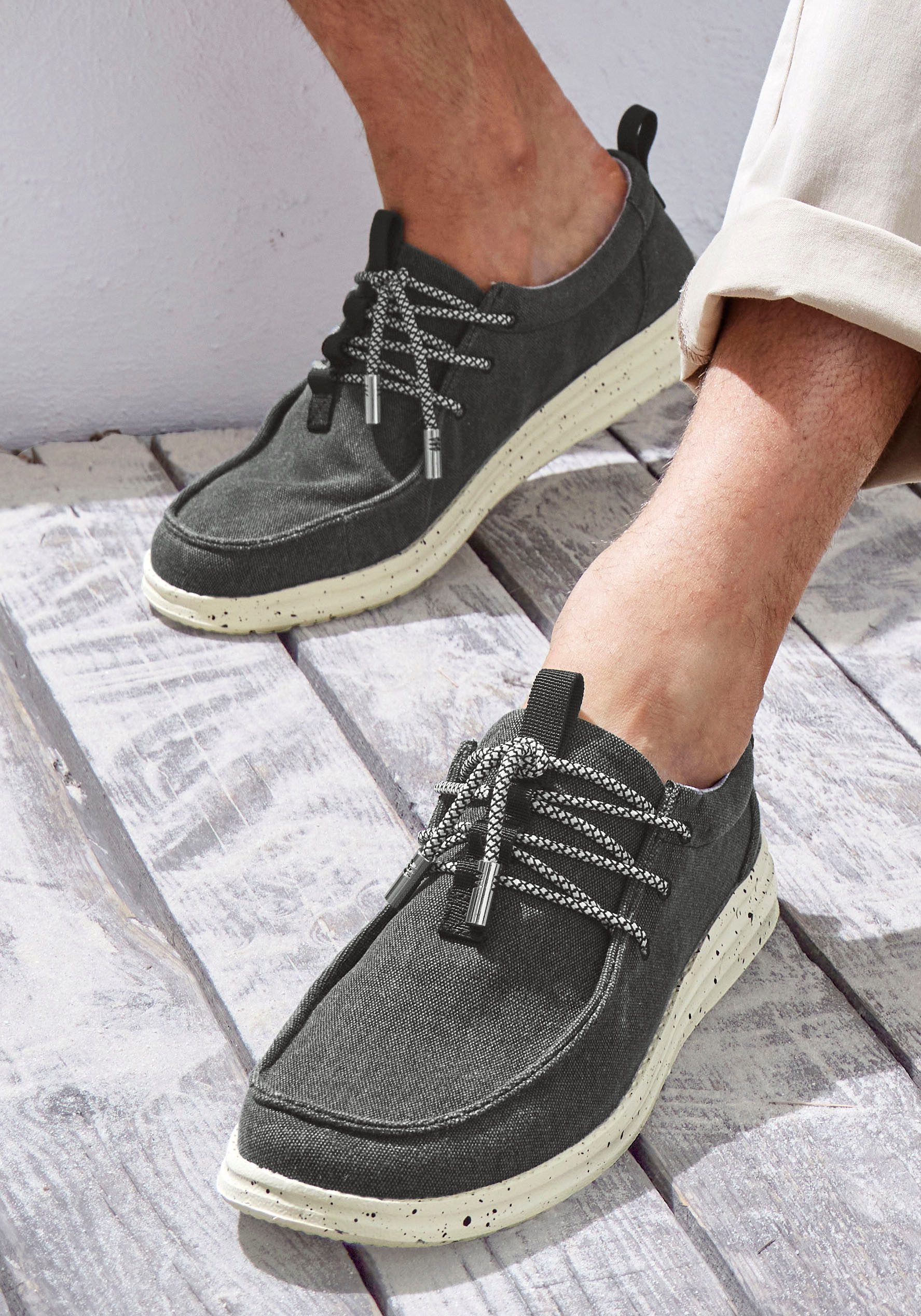 John Devin Slip-on sneakers Sneaker, vrijetijdsschoen, lage schoen, slipper vegan