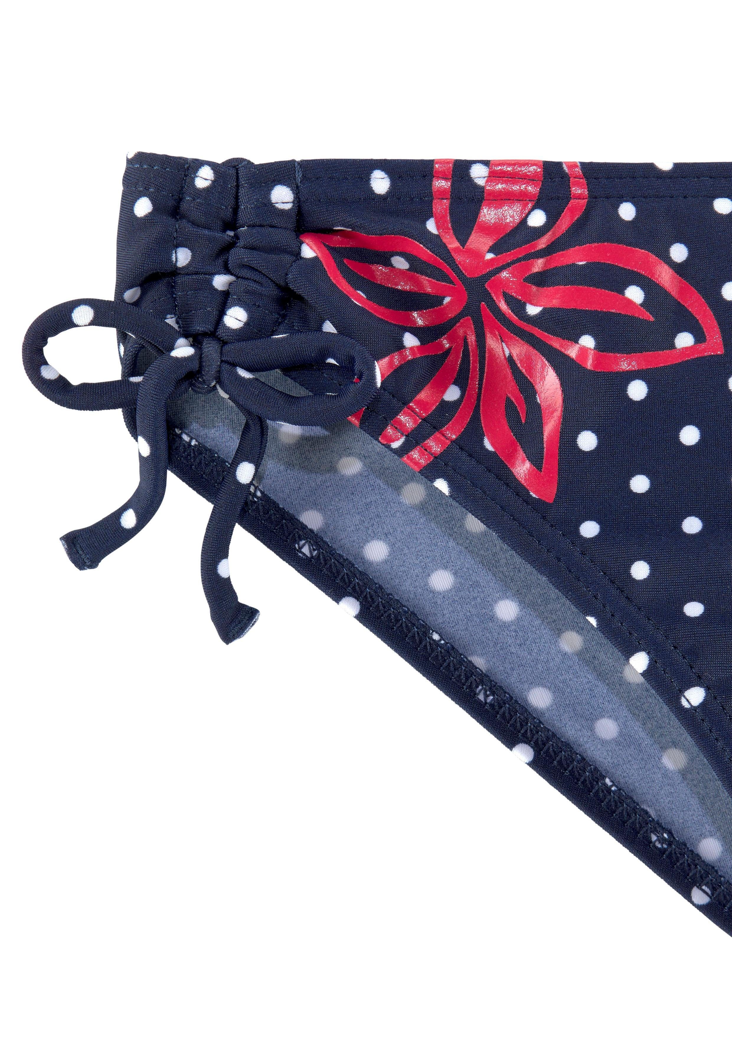 Venice Beach Triangelbikini in modieus stipdesign bikini's maat 152 blauw