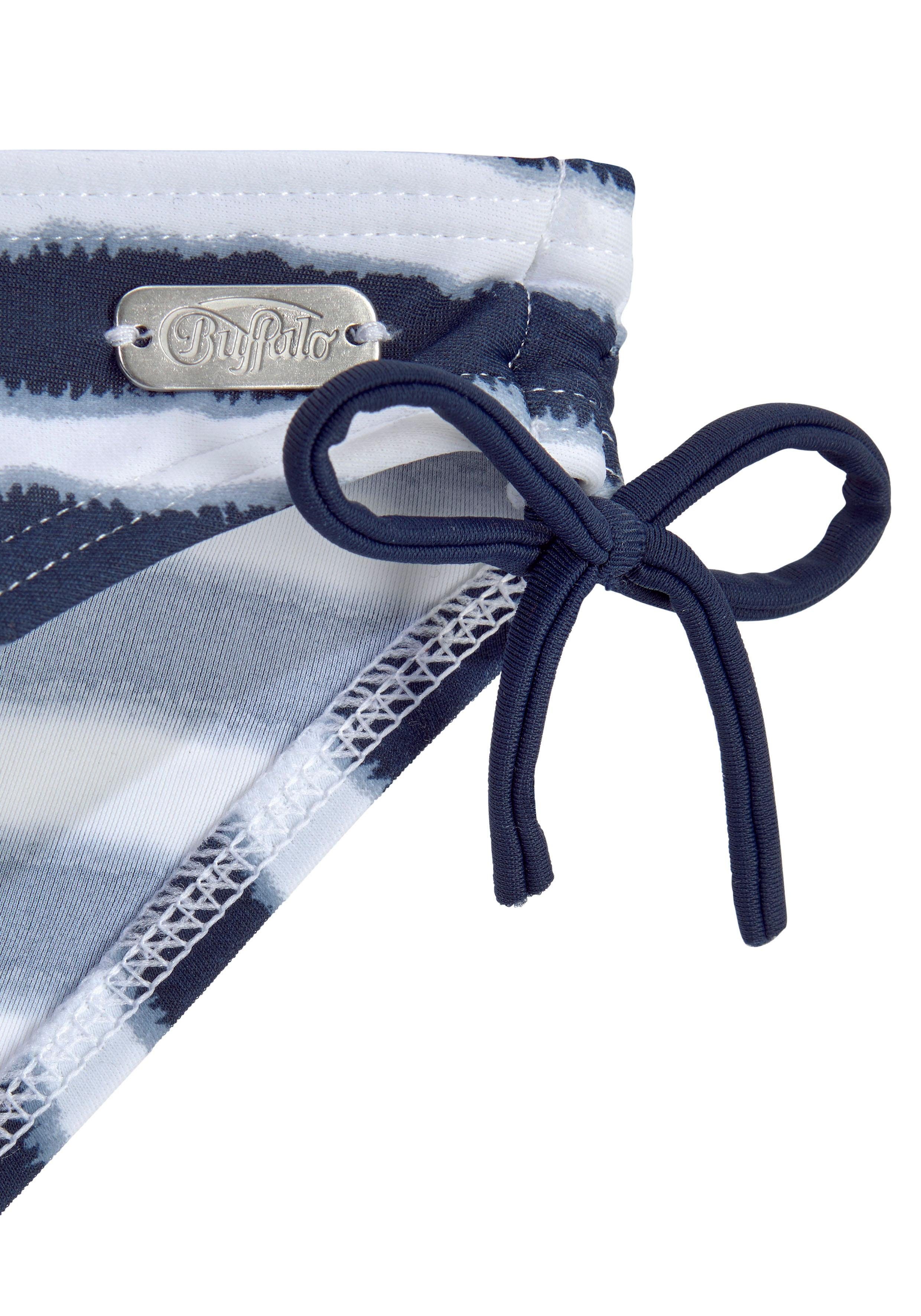 Buffalo Triangelbikini in trendy streep-look bikini's maat 128 blauw
