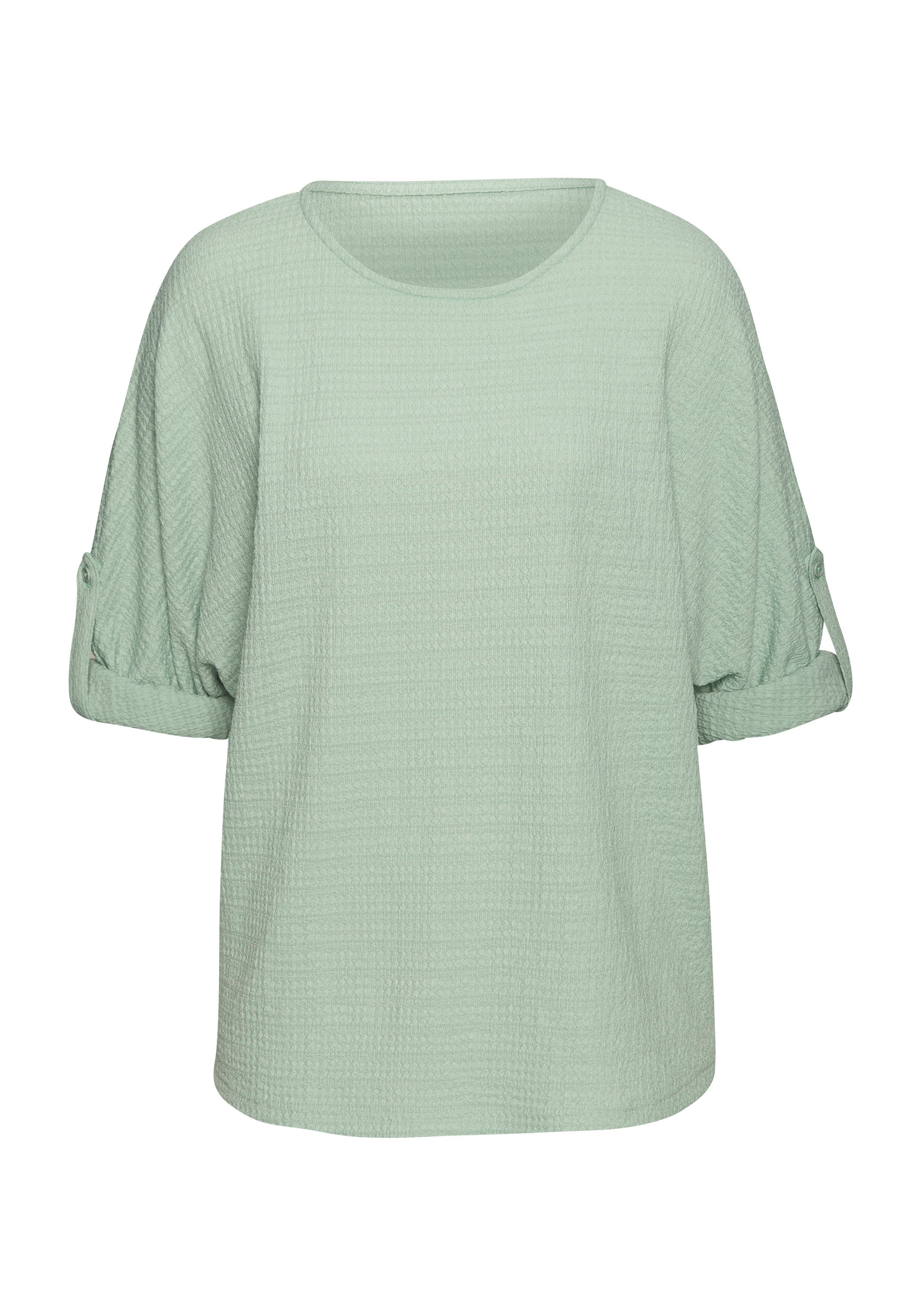 Vivance 2-in-1-shirt Om op te rollen van kreukvrije crêpe-kwaliteit
