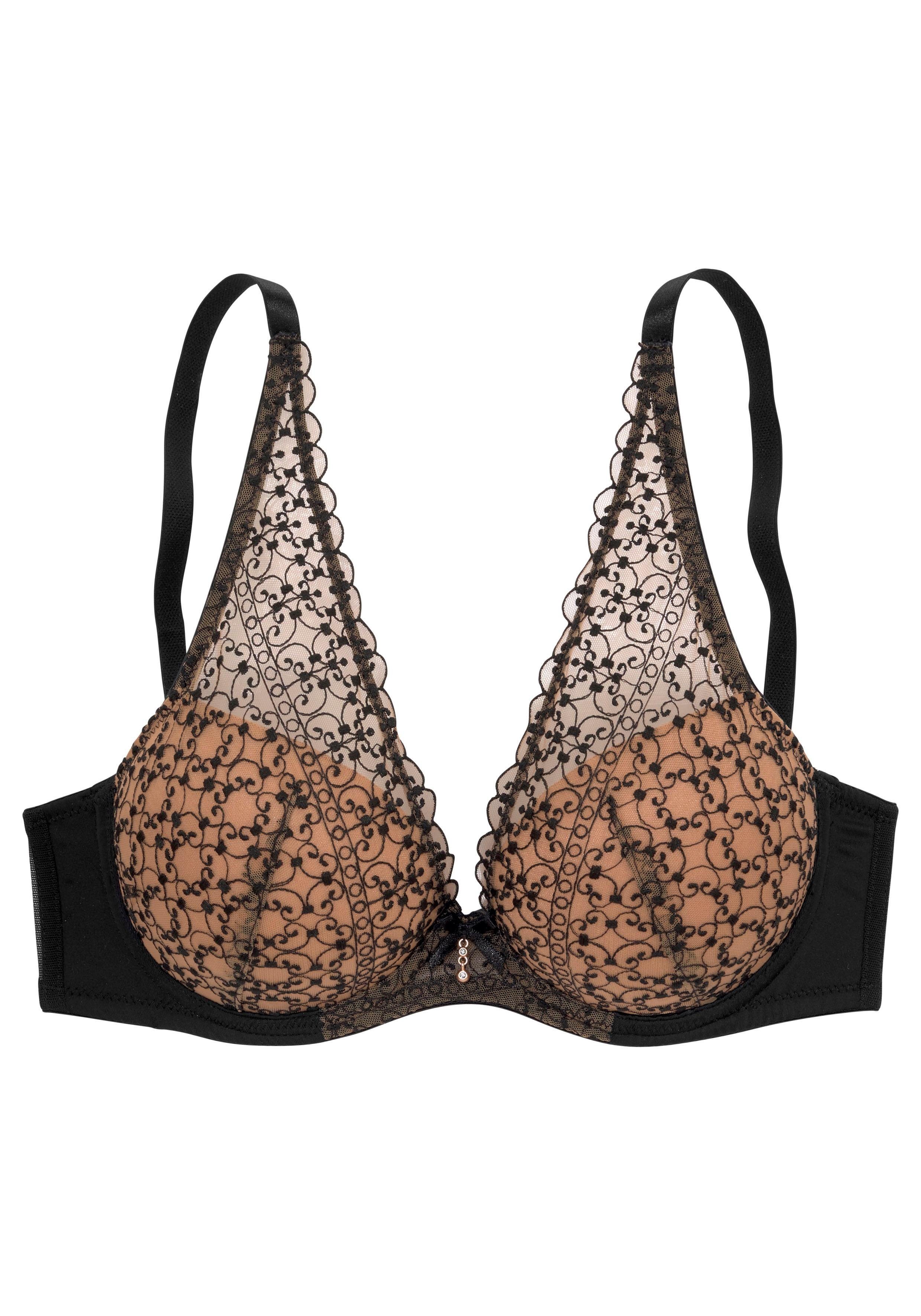 Nuance Bh met steuncups mooie borduurkant in een modieuze look, dessous