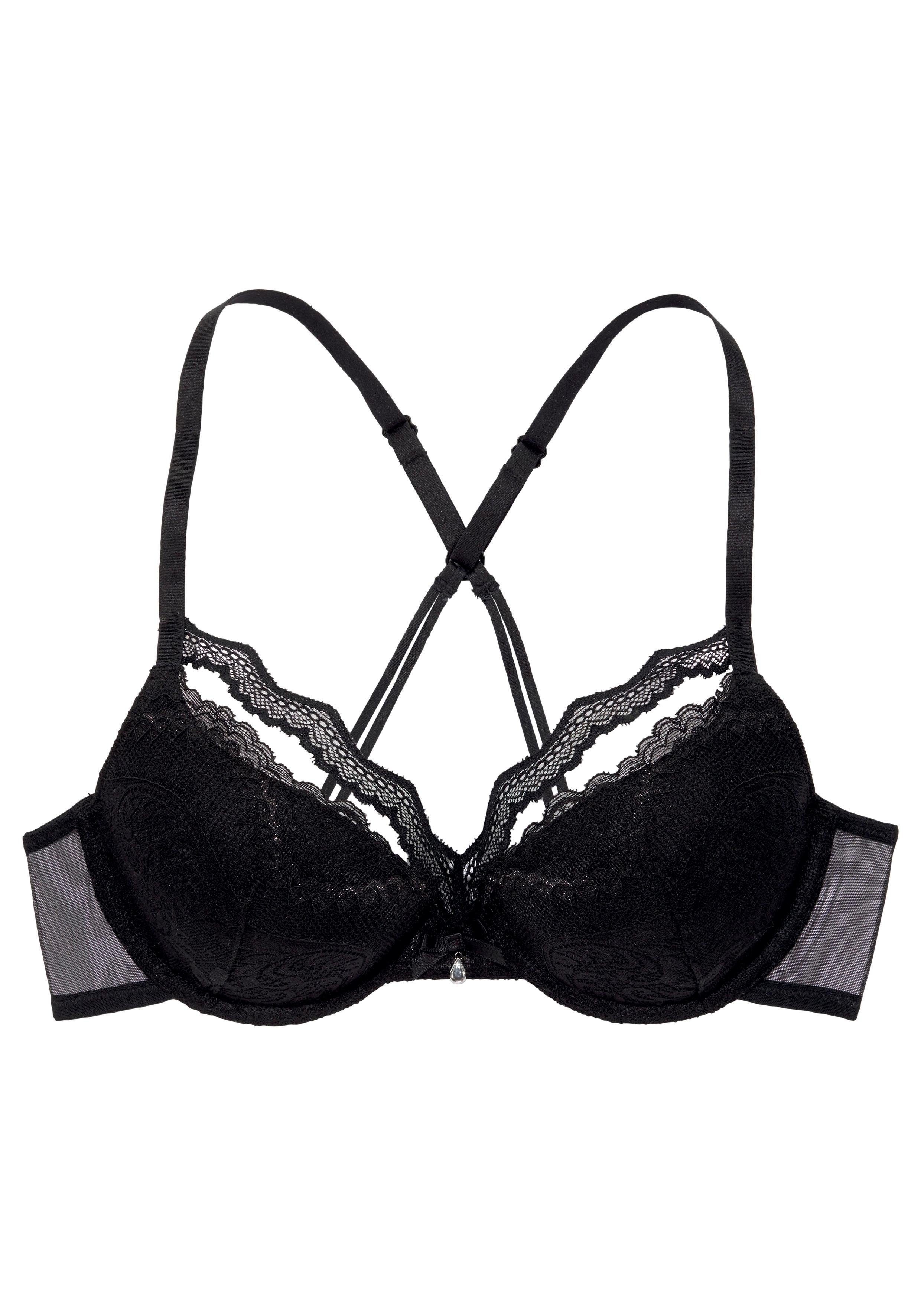 petite fleur gold Push-up-bh met verwijderbare pads, sexy lingerie, sexy ondergoed