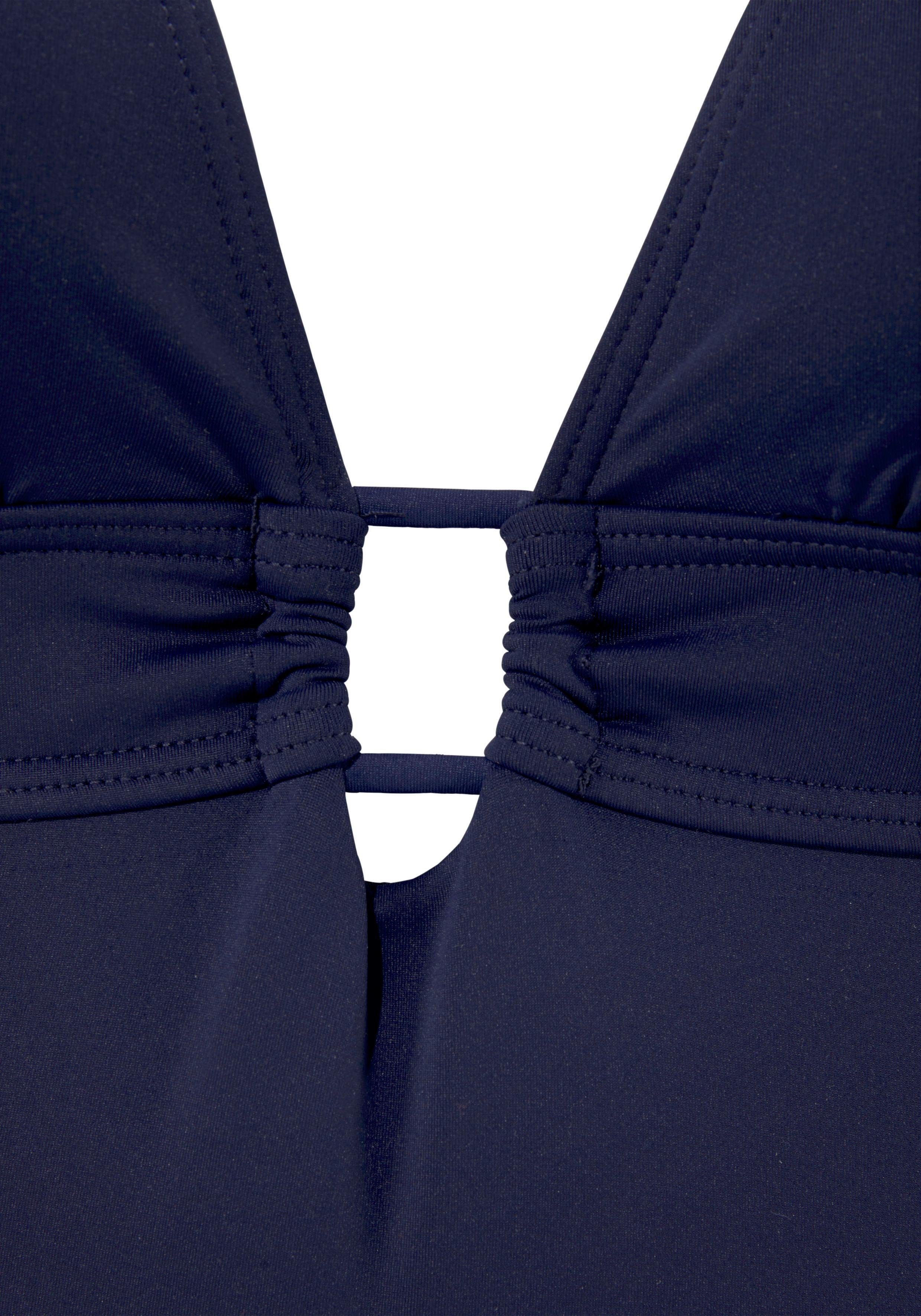 s.Oliver RED LABEL Beachwear Badpak met stof overtrokken siergesp