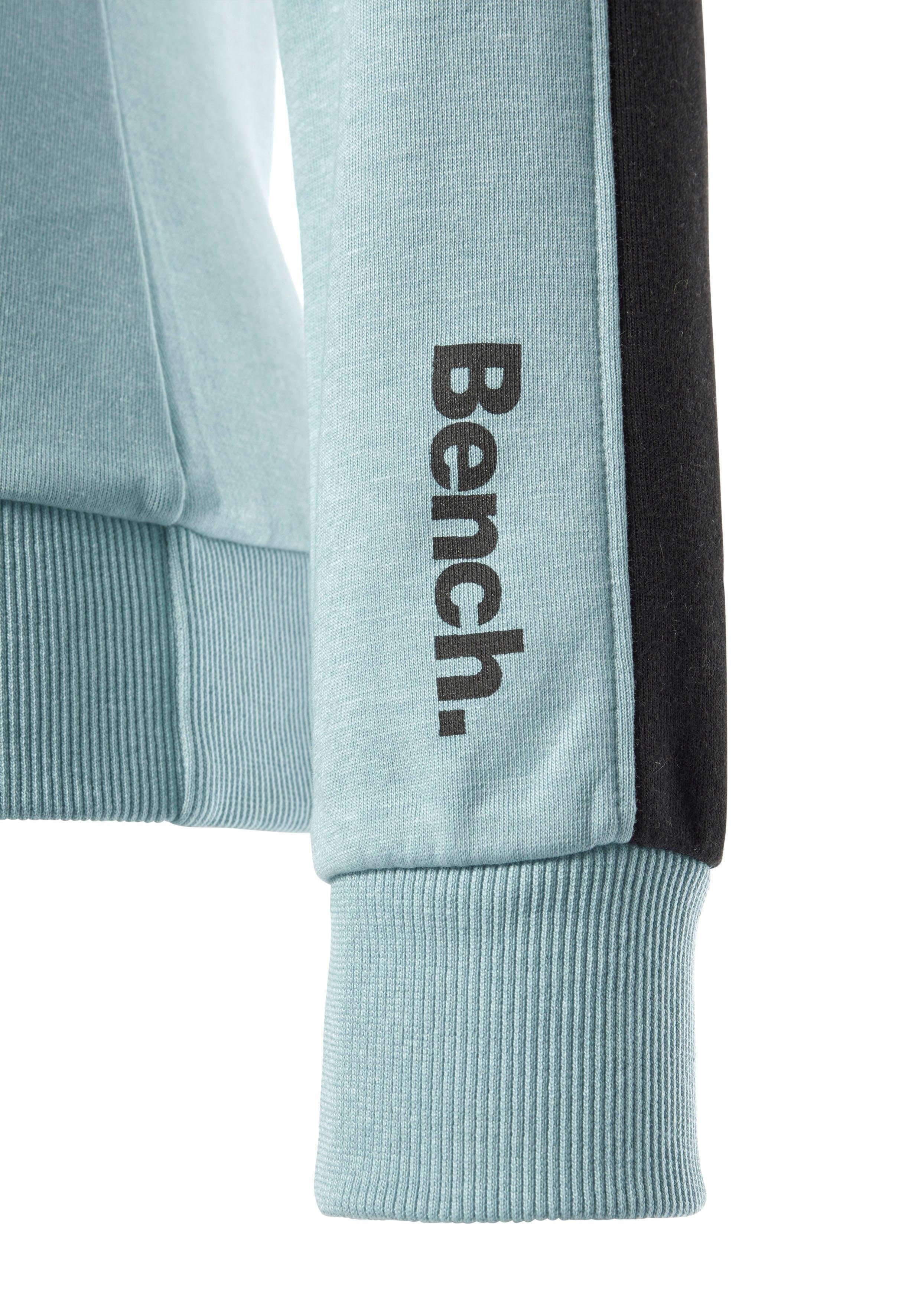 Bench. Loungewear Hoodie met zijstrepen en kangoeroezak, loungepak, hoodie