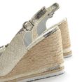 lascana highheel sandaaltjes met sleehak en animal stempeldruk beige